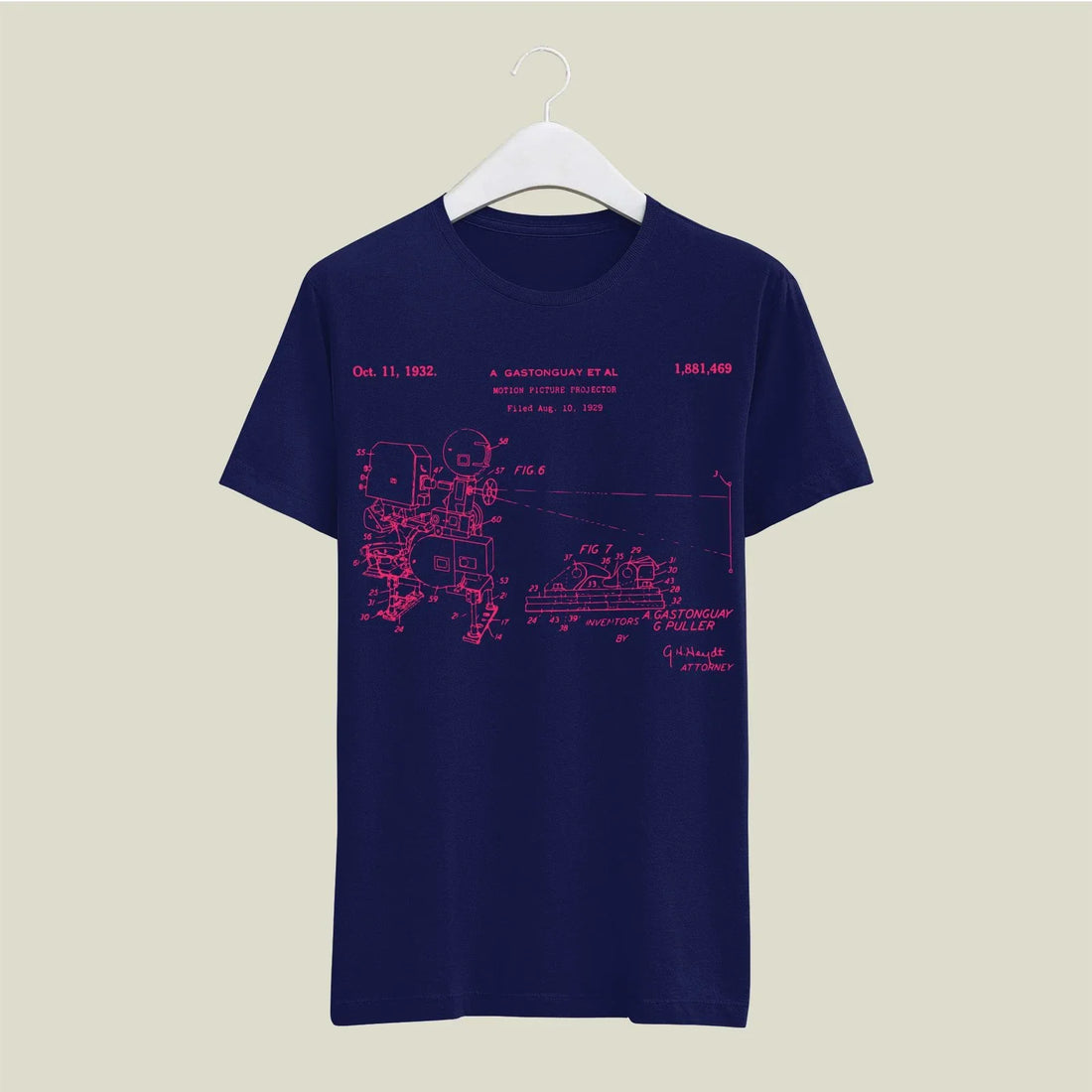 Camera Patent T-Shirt T-CMP127 Desichalchitra