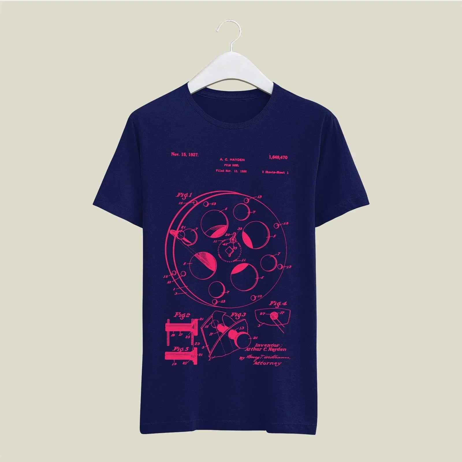 Camera Patent T-Shirt T-CMP135 Desichalchitra