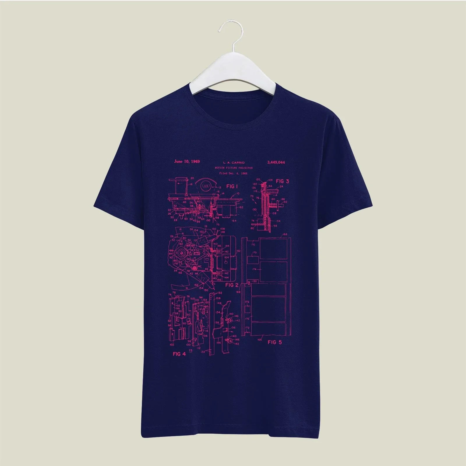 Camera Patent T-Shirt T-CMP148 Desichalchitra