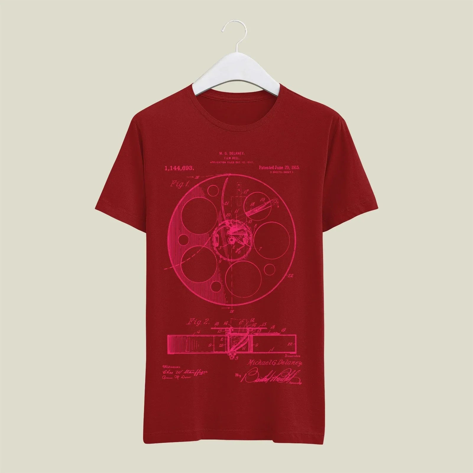 Camera Patent T-Shirt T-CMP157 Desichalchitra