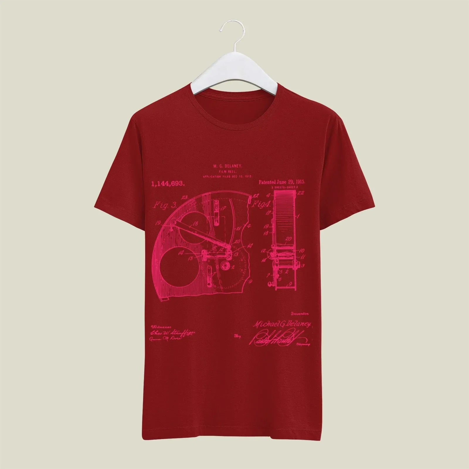Camera Patent T-Shirt T-CMP180 Desichalchitra