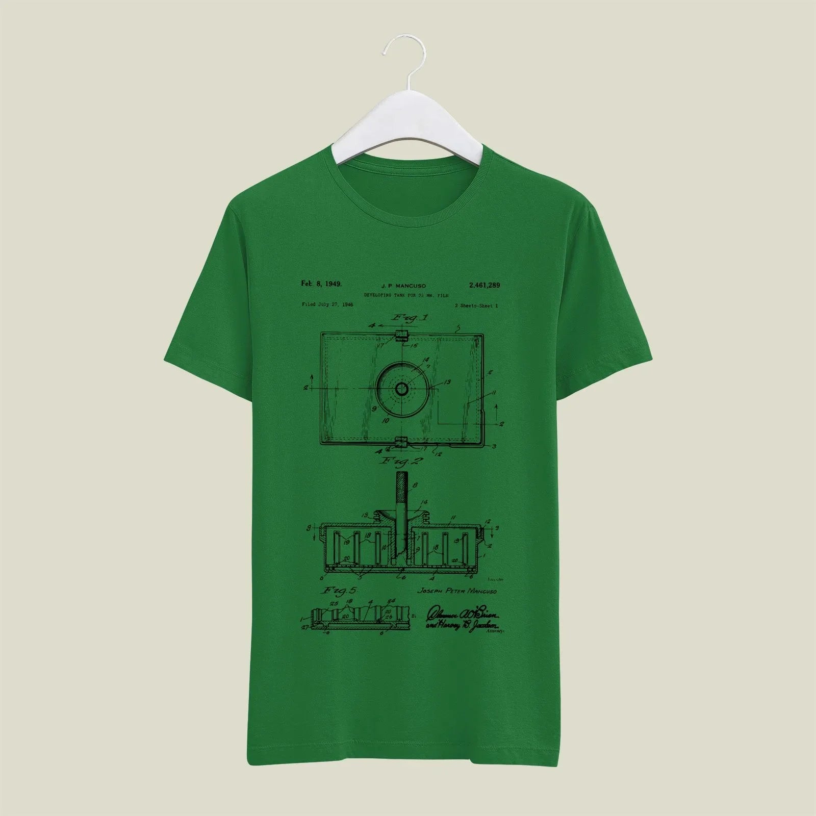 Camera Patent T-Shirt T-CMP40 Desichalchitra