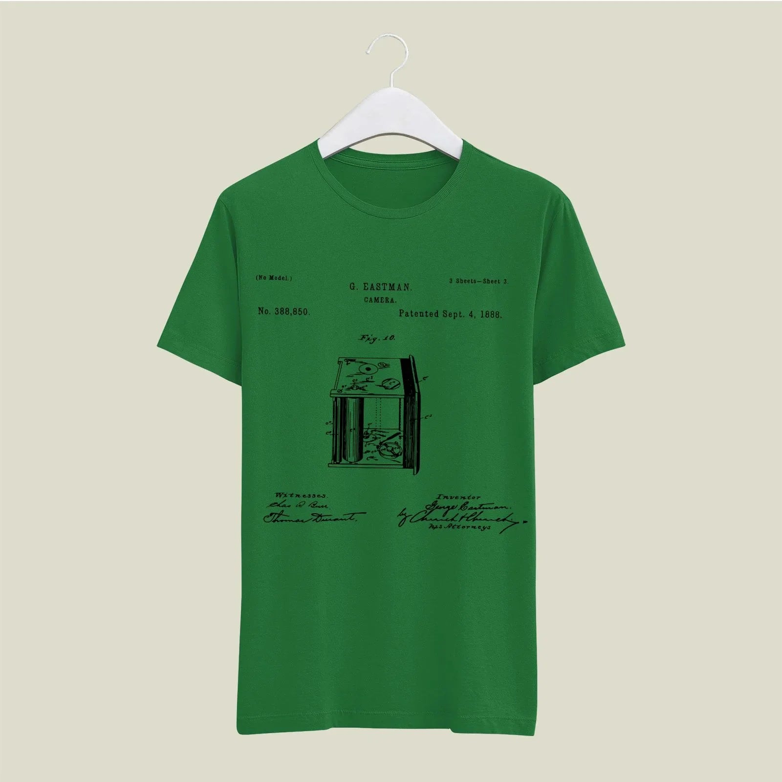 Camera Patent T-Shirt T-CMP95 Desichalchitra
