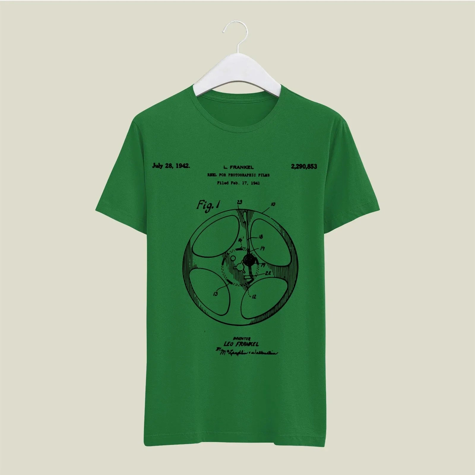 Camera Patent T-Shirt T-CMP105 Desichalchitra