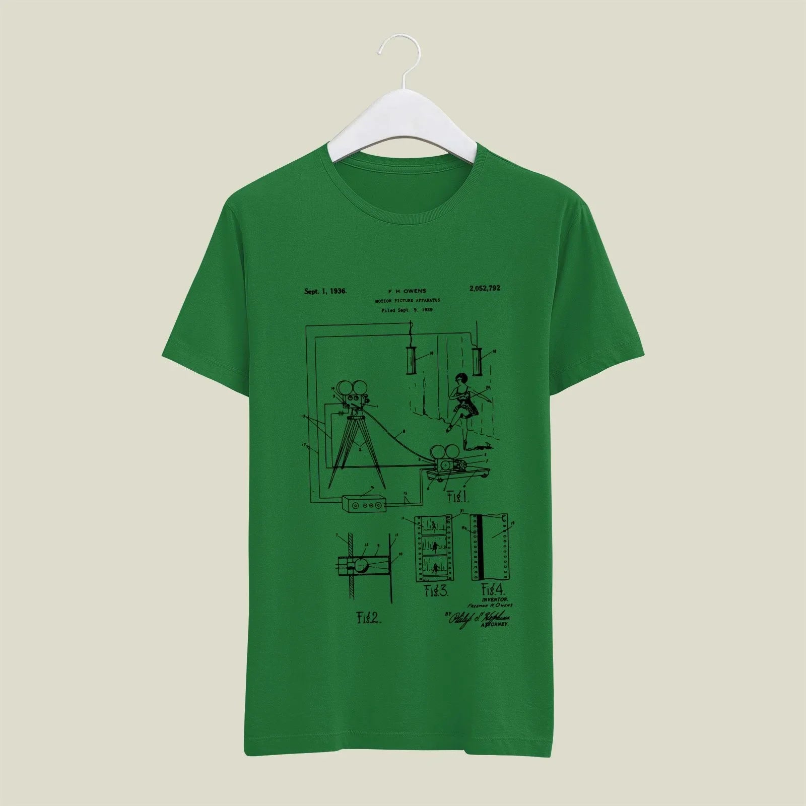 Camera Patent T-Shirt T-CMP42 Desichalchitra
