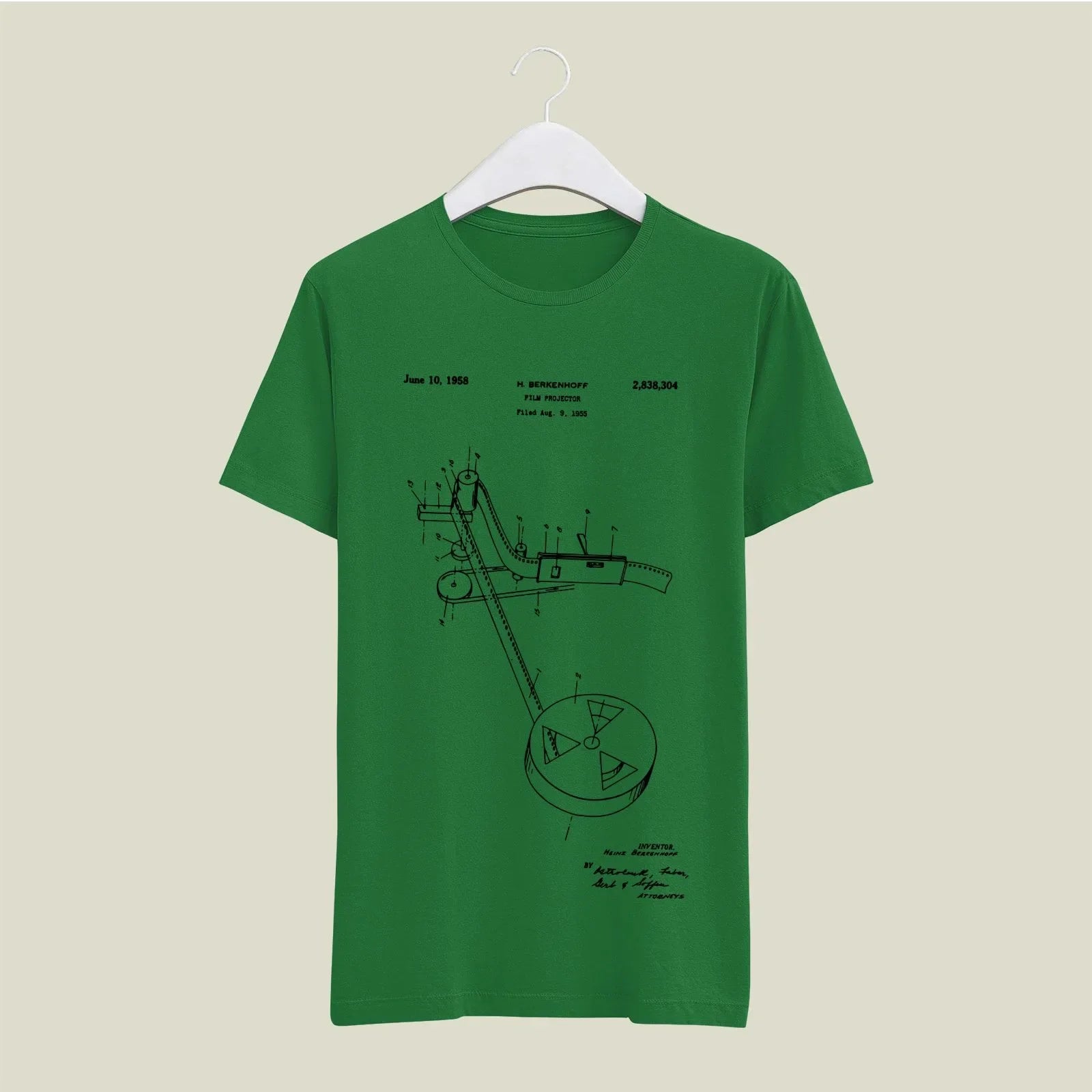 Camera Patent T-Shirt T-CMP128 Desichalchitra