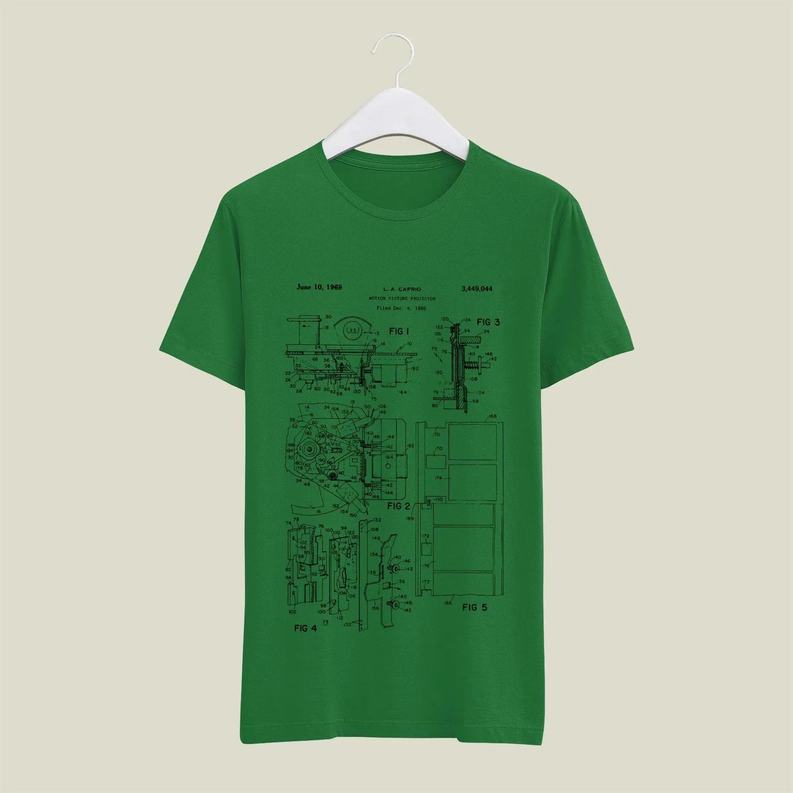Camera Patent T-Shirt T-CMP44 Desichalchitra