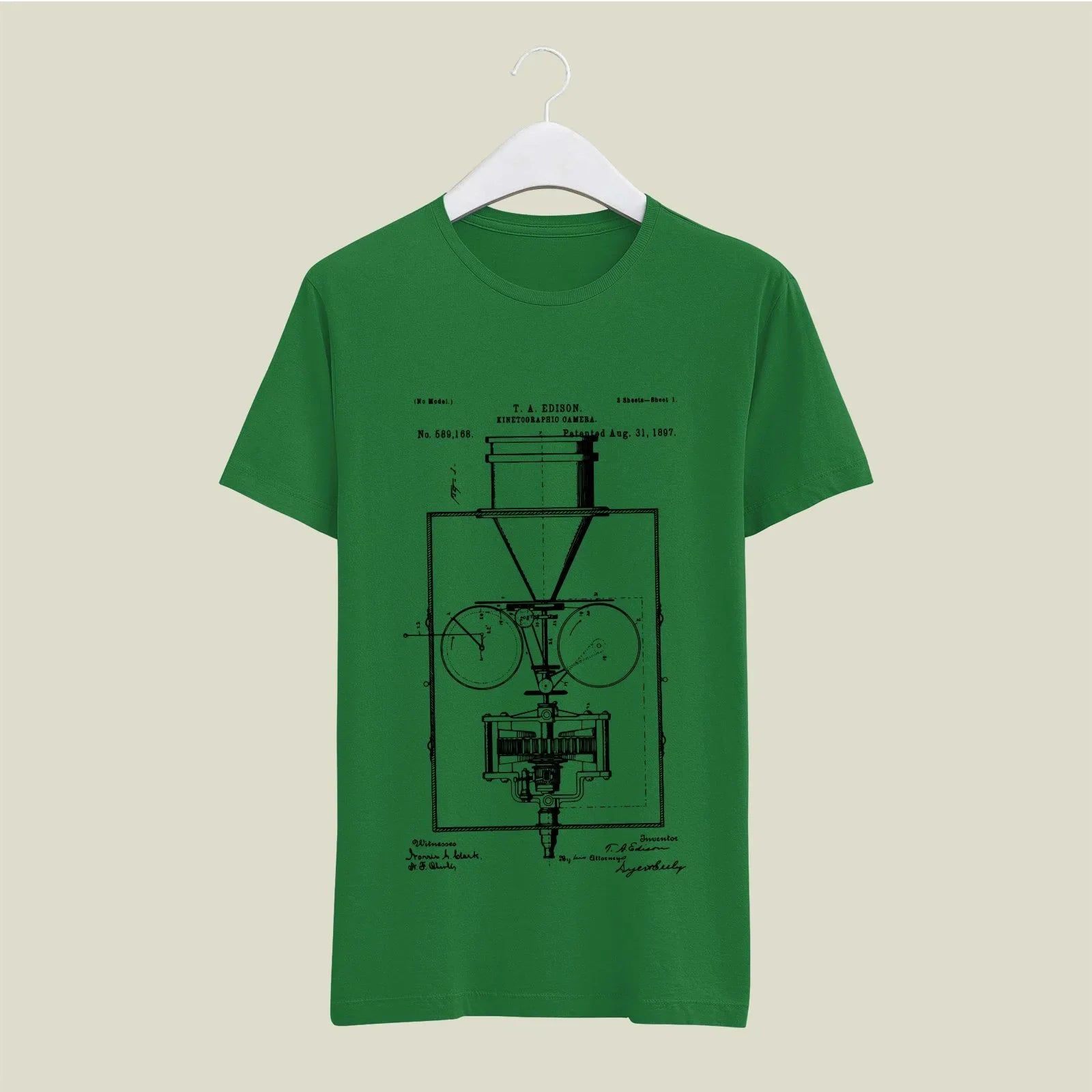 Camera Patent T-Shirt T-CMP144 Desichalchitra