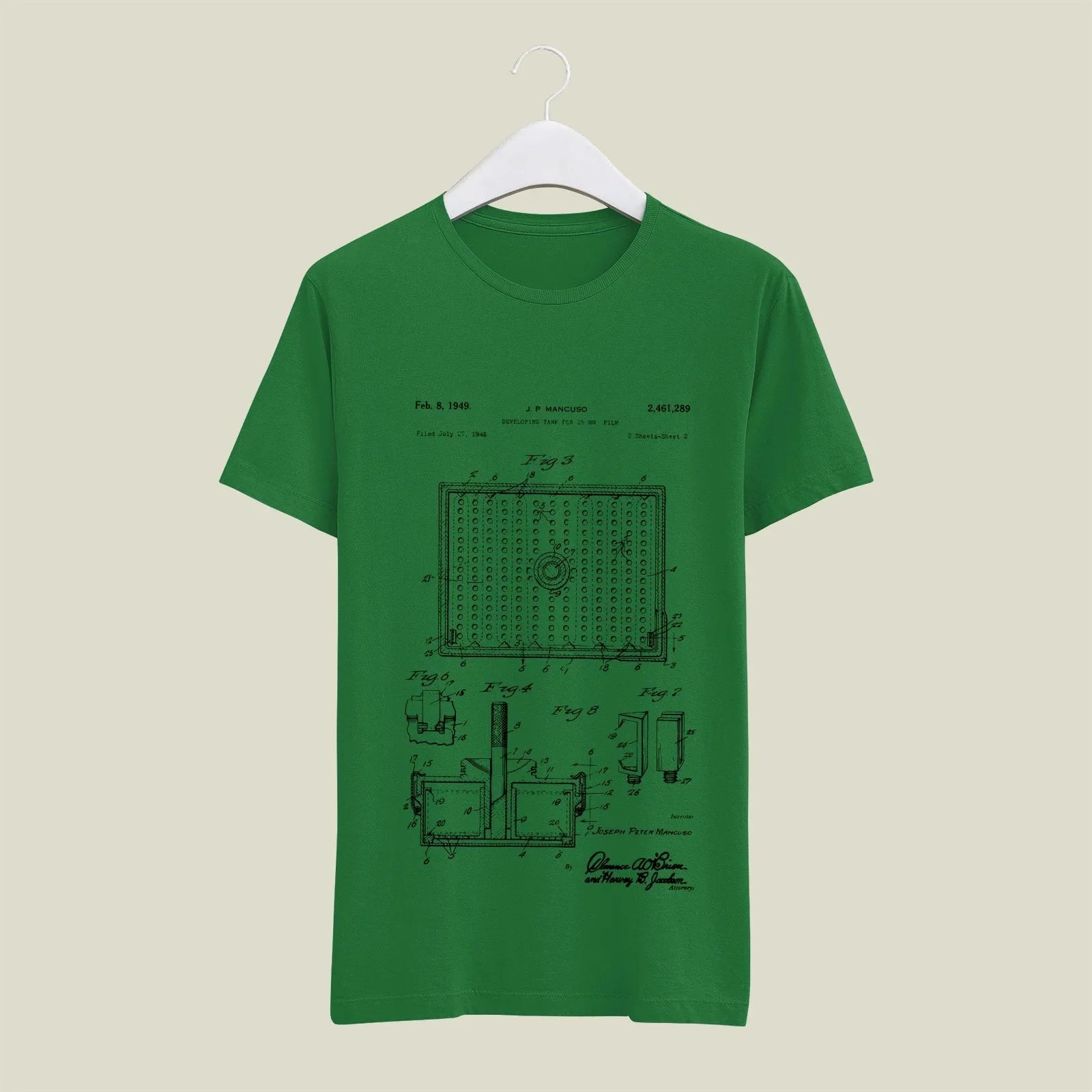 Camera Patent T-Shirt T-CMP49 Desichalchitra