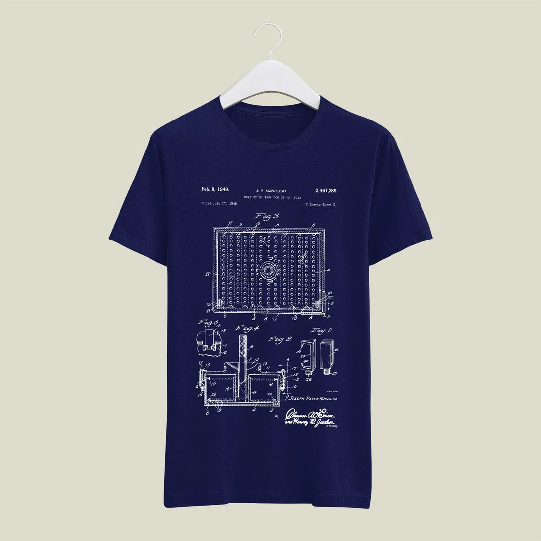 Camera Patent T-Shirt T-CMP45 Desichalchitra