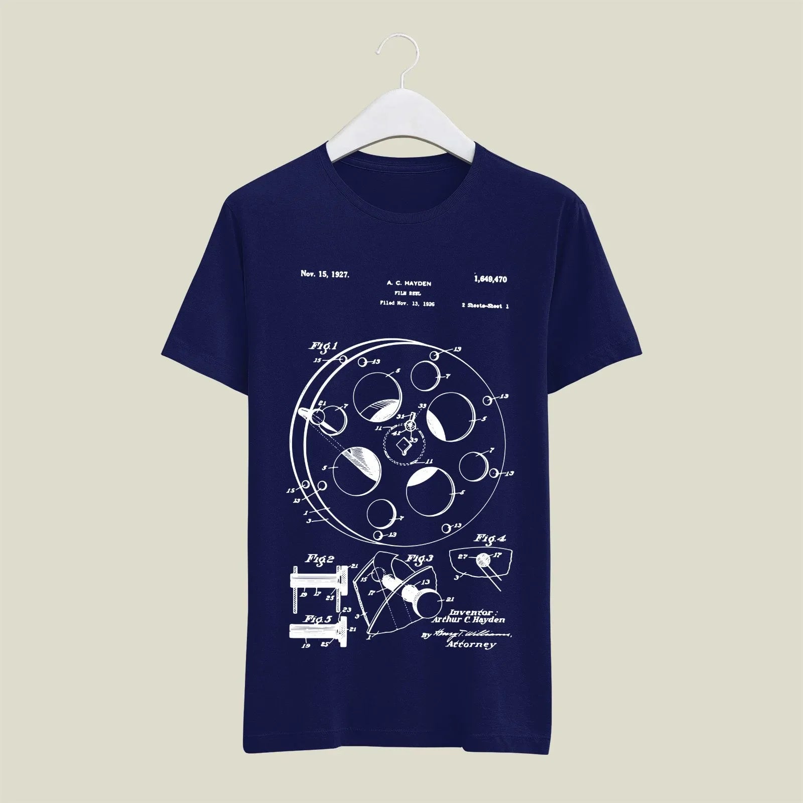 Camera Patent T-Shirt T-CMP90 Desichalchitra
