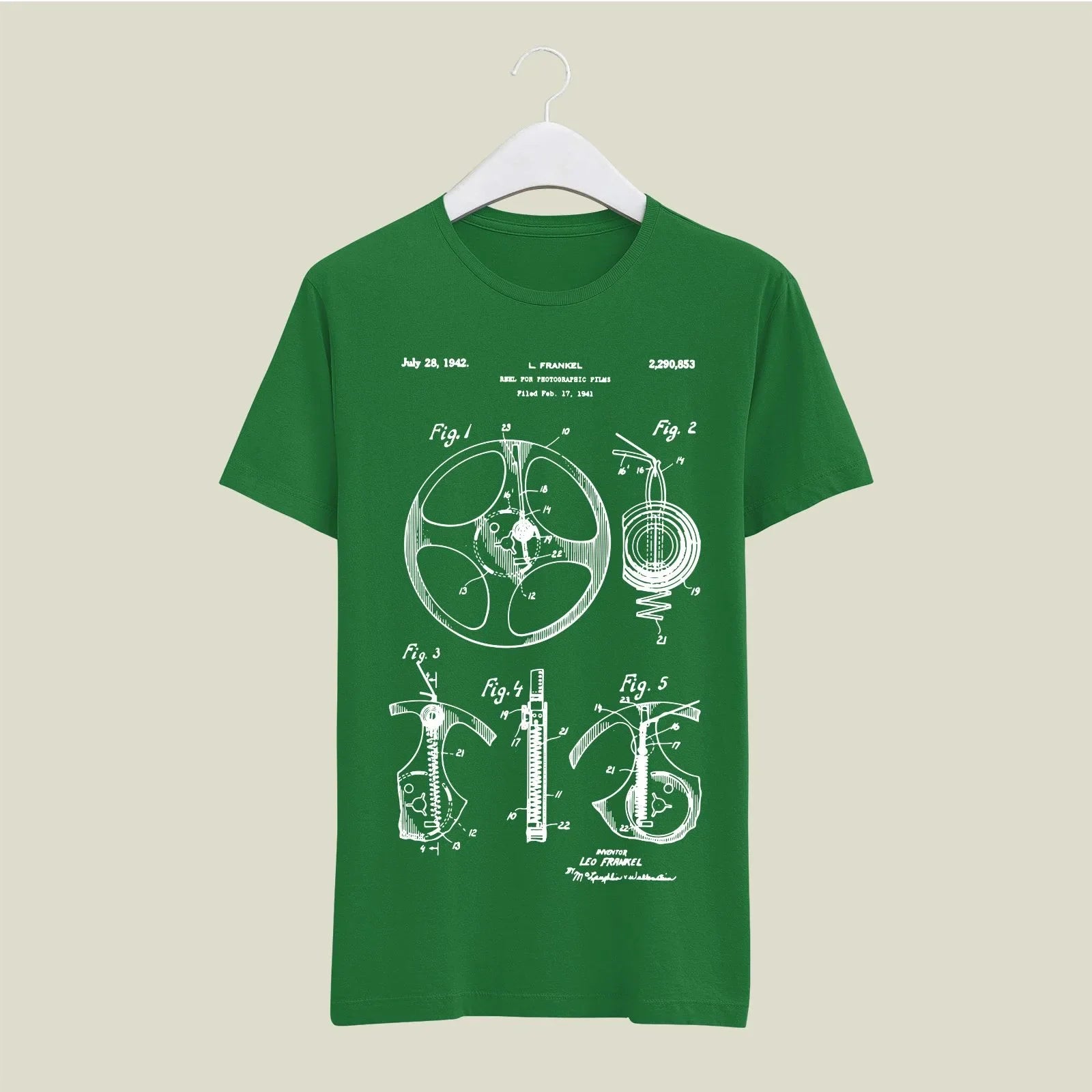 Camera Patent T-Shirt T-CMP94 Desichalchitra