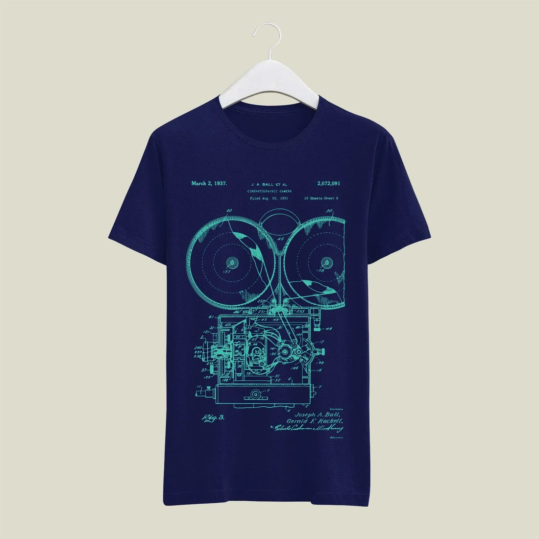 Camera Patent T-Shirt T-CMP58 Desichalchitra