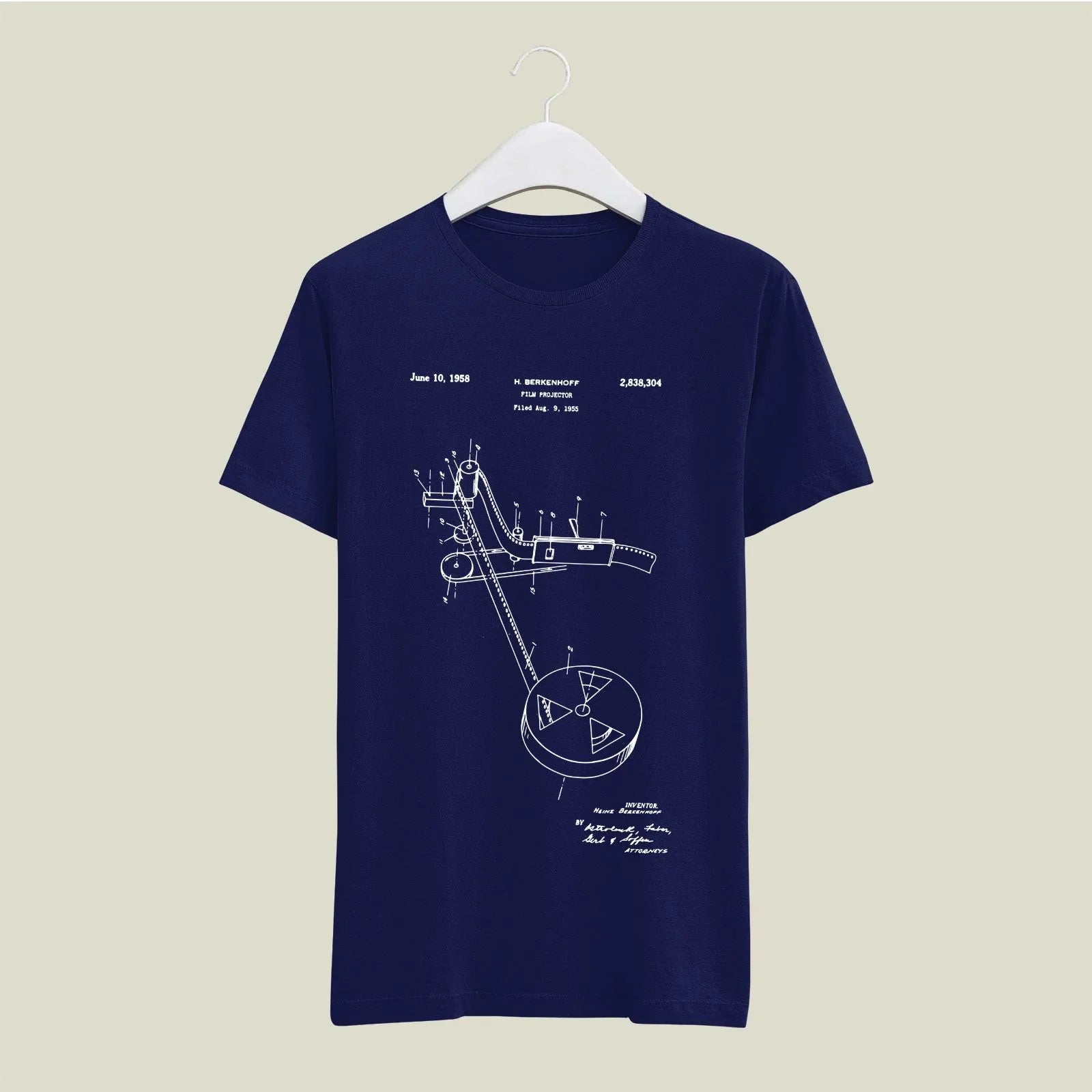 Camera Patent T-Shirt T-CMP137 Desichalchitra