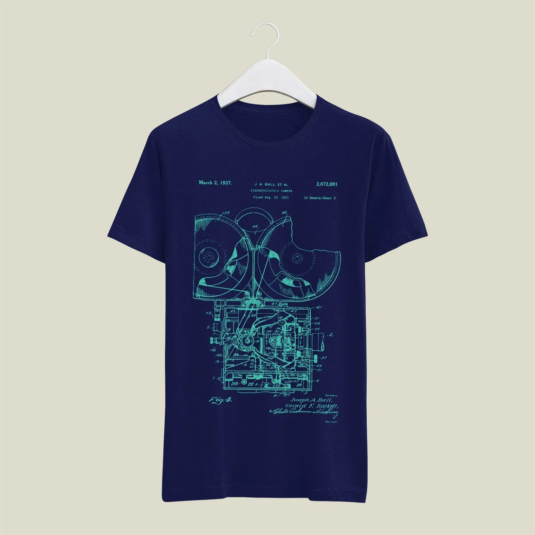 Camera Patent T-Shirt T-CMP80 Desichalchitra