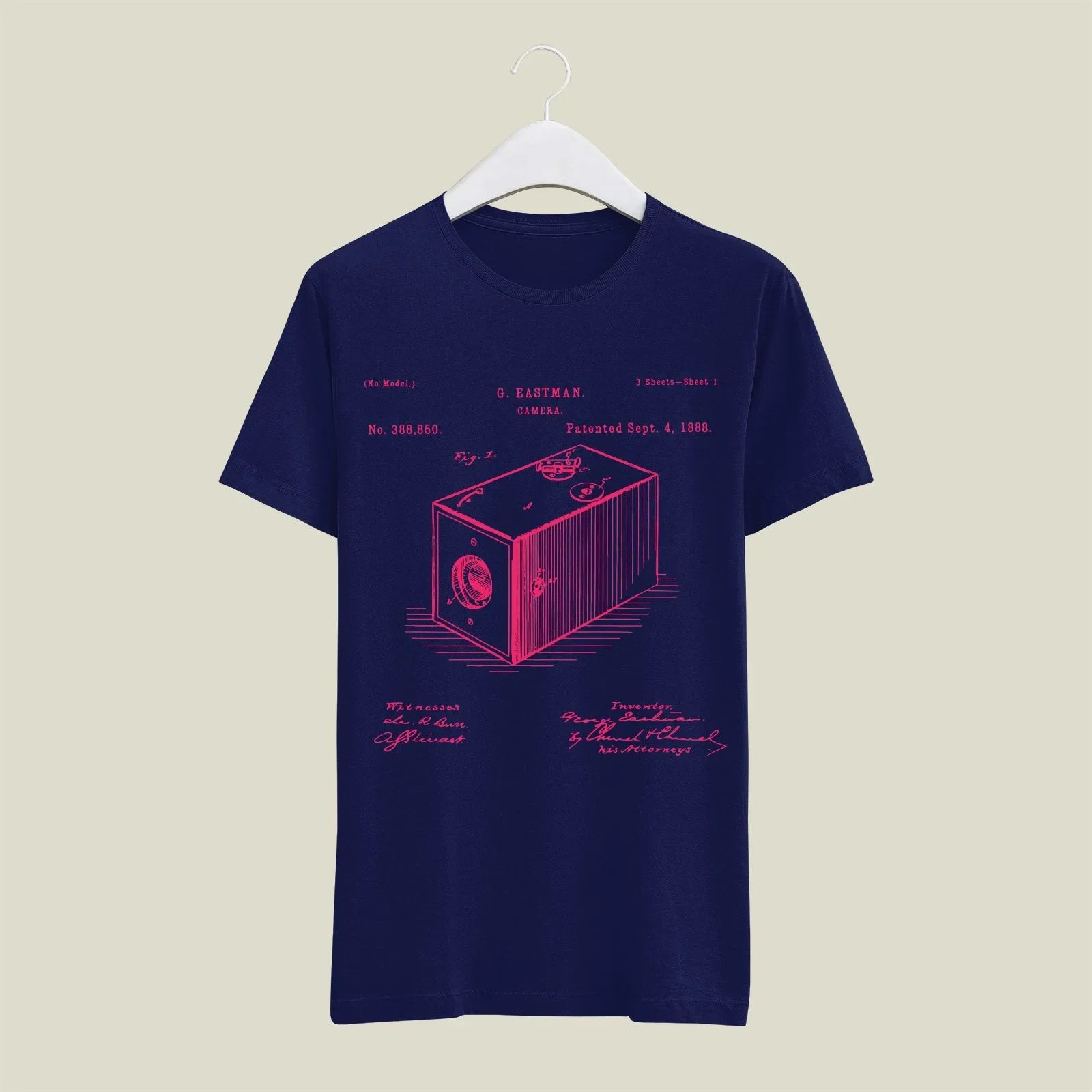 Camera Patent T-Shirt T-CMP1 Desichalchitra