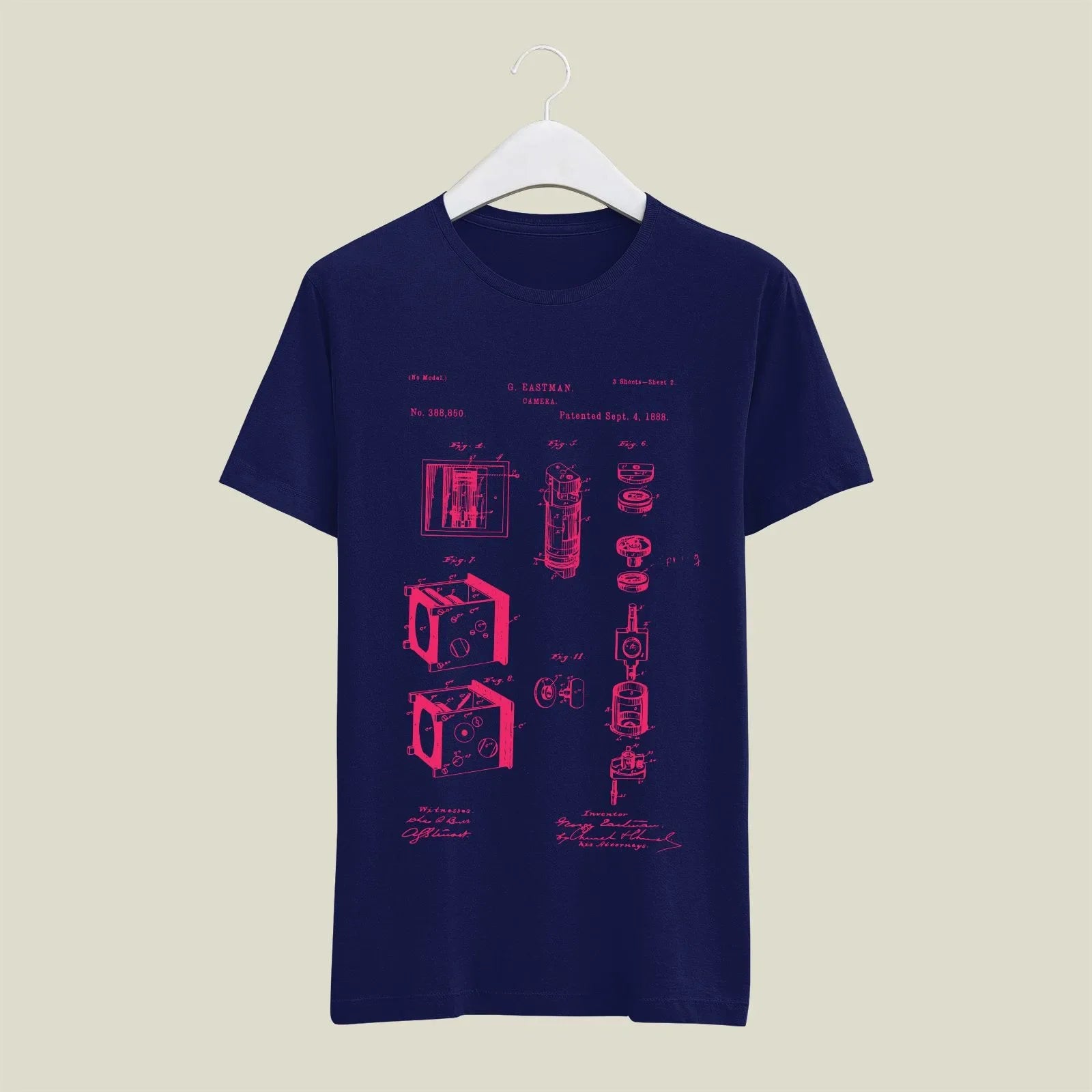Camera Patent T-Shirt T-CMP13 Desichalchitra