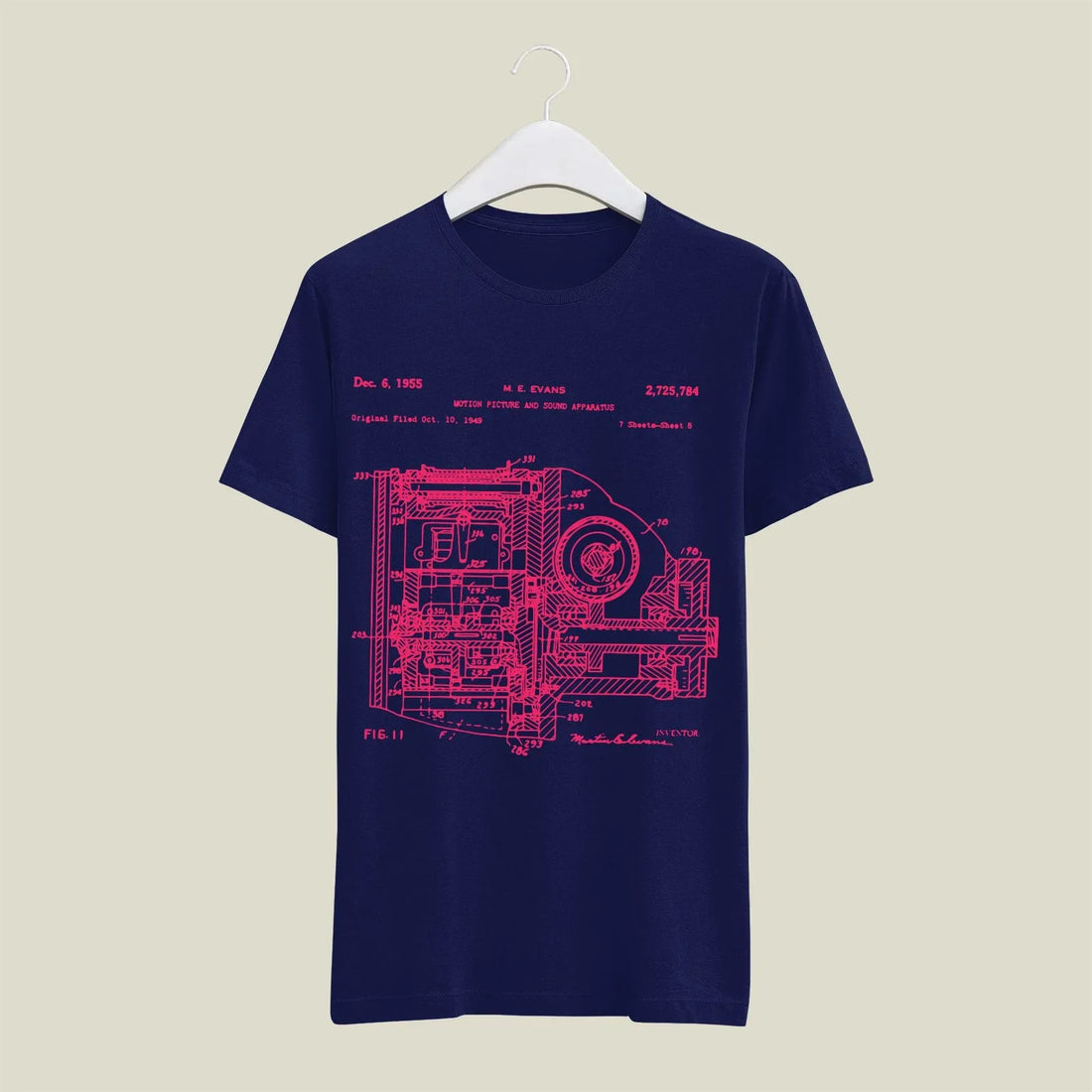 Camera Patent T-Shirt T-CMP17 Desichalchitra