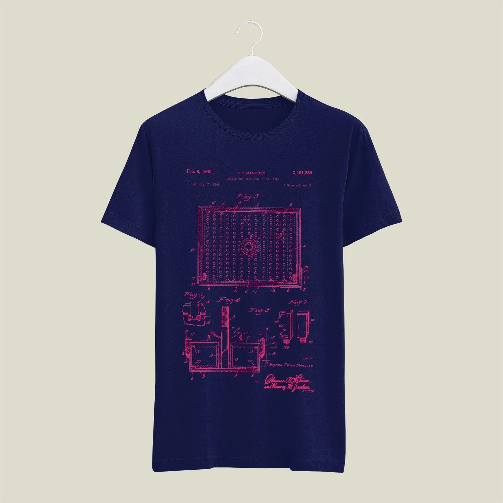 Camera Patent T-Shirt T-CMP31 Desichalchitra