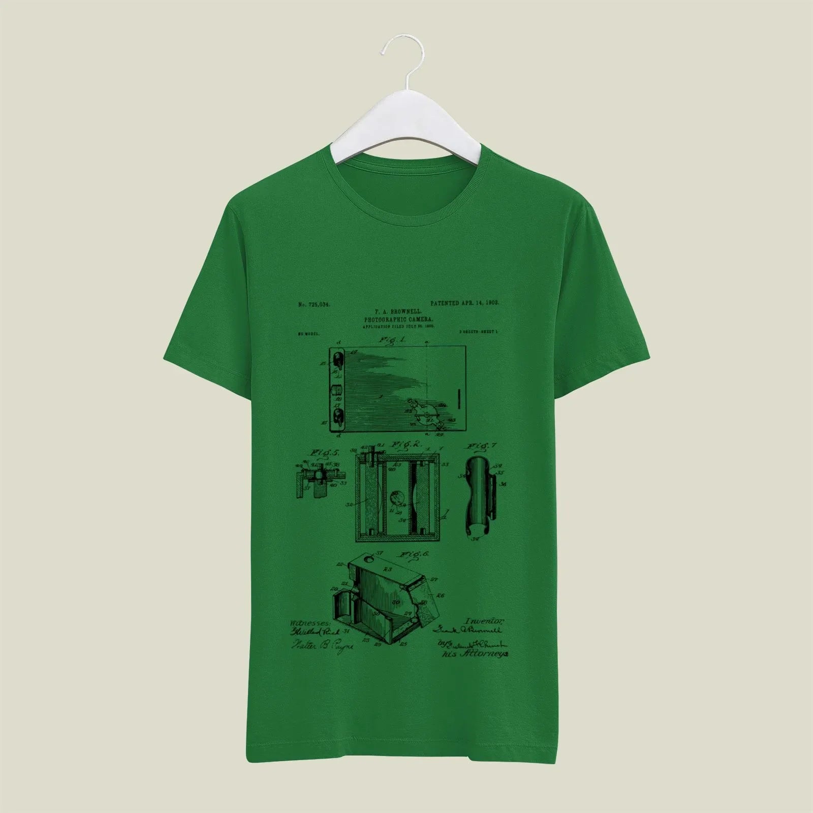 Camera Patent T-Shirt T-CMP60 Desichalchitra