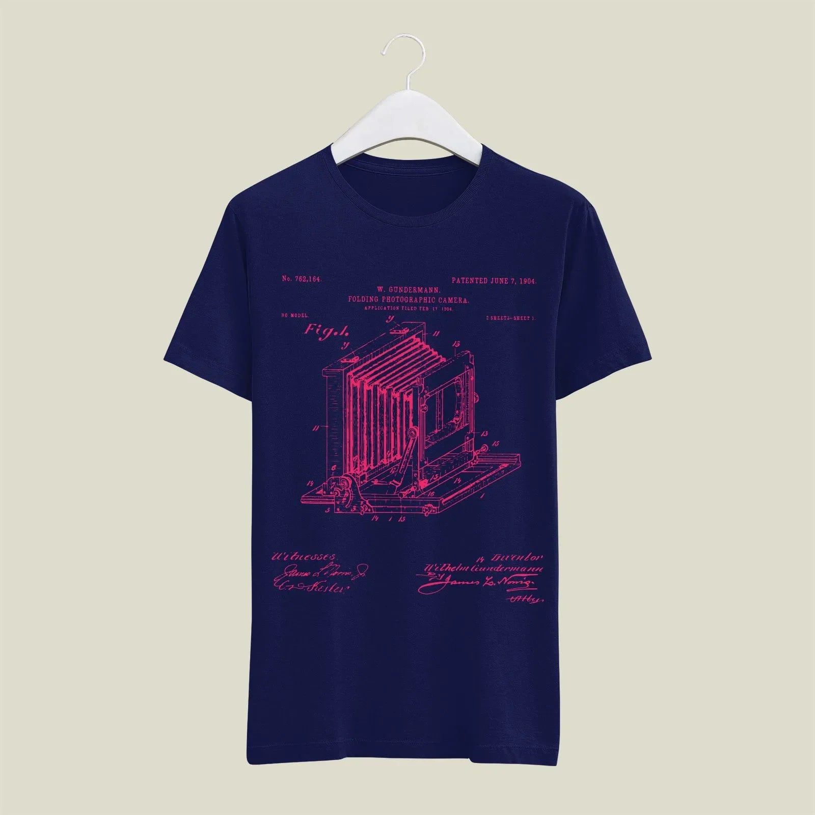 Camera Patent T-Shirt T-CMP43 Desichalchitra