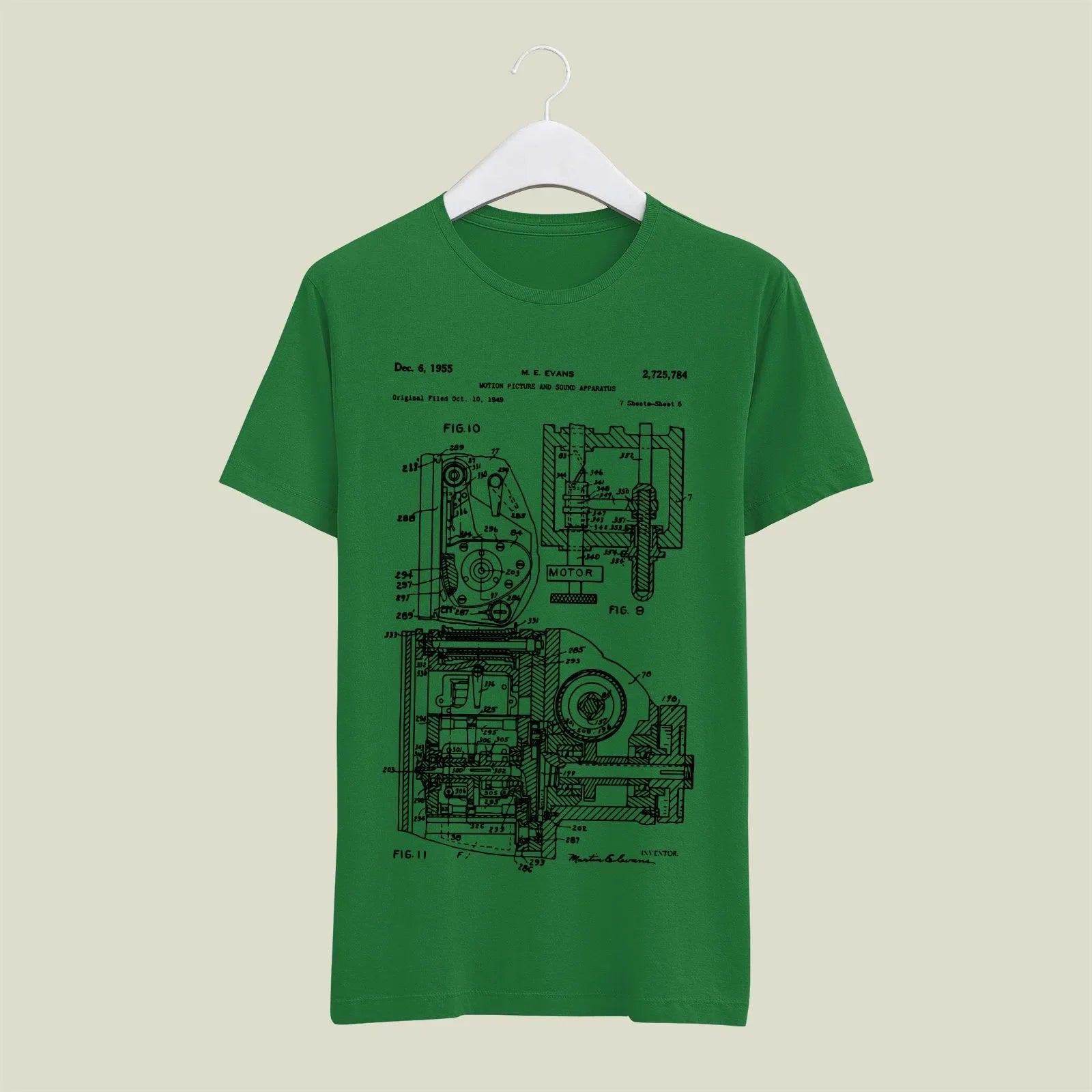 Camera Patent T-Shirt T-CMP30 Desichalchitra