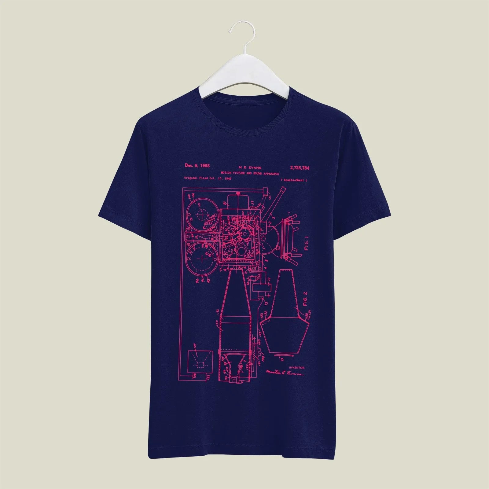 Camera Patent T-Shirt T-CMP59 Desichalchitra