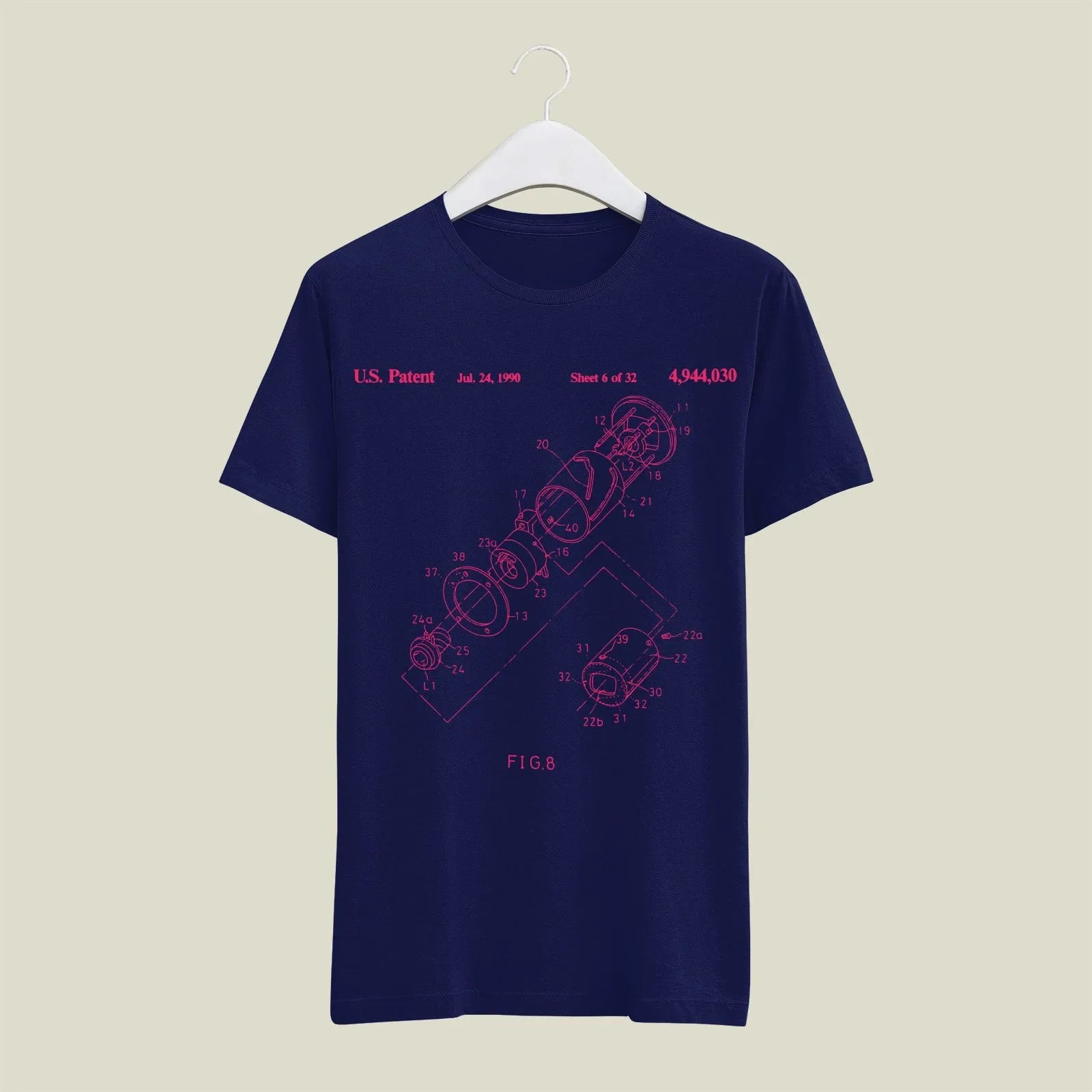 Camera Patent T-Shirt T-CMP84 Desichalchitra