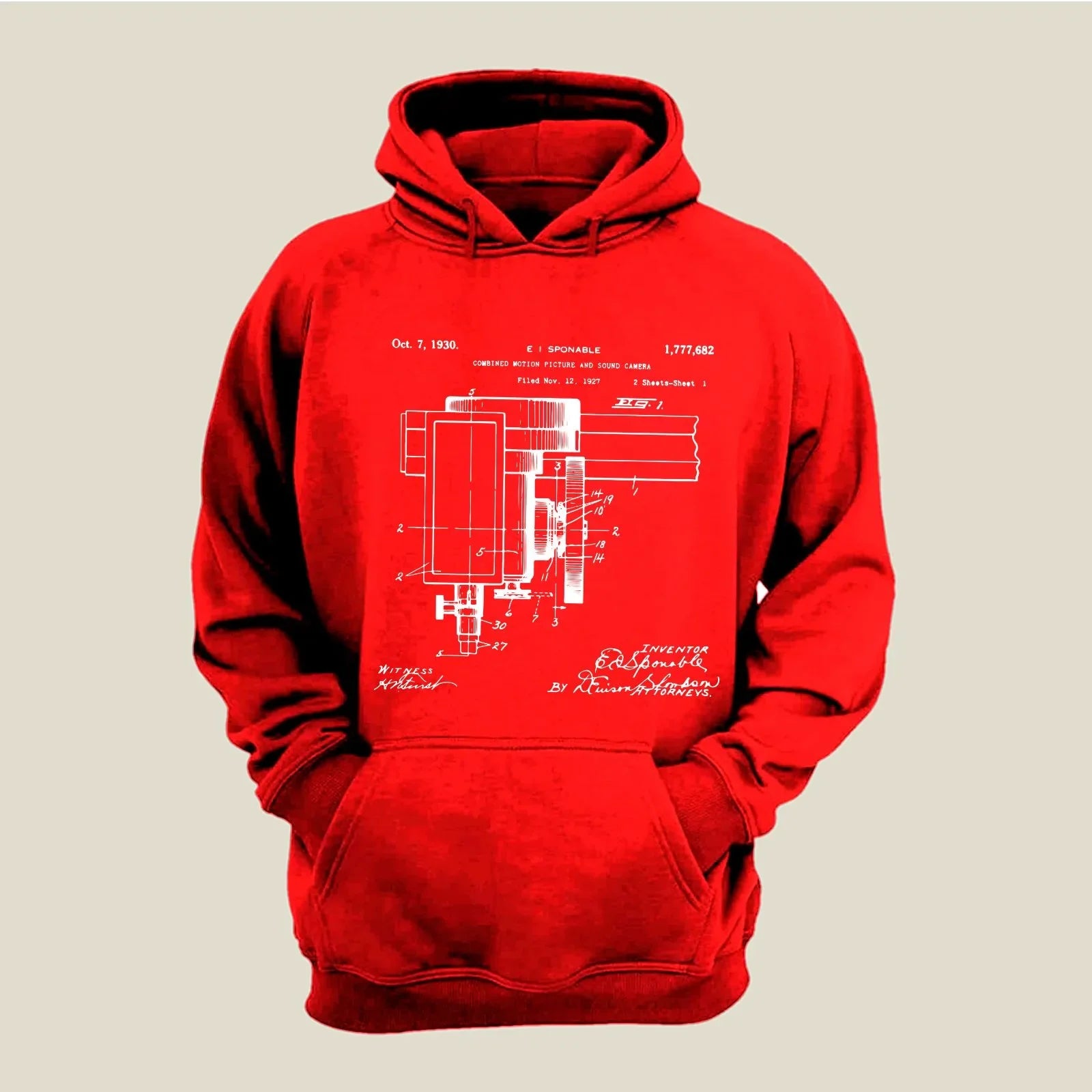 Camera Patent Hoodie H-CMP112 Desichalchitra