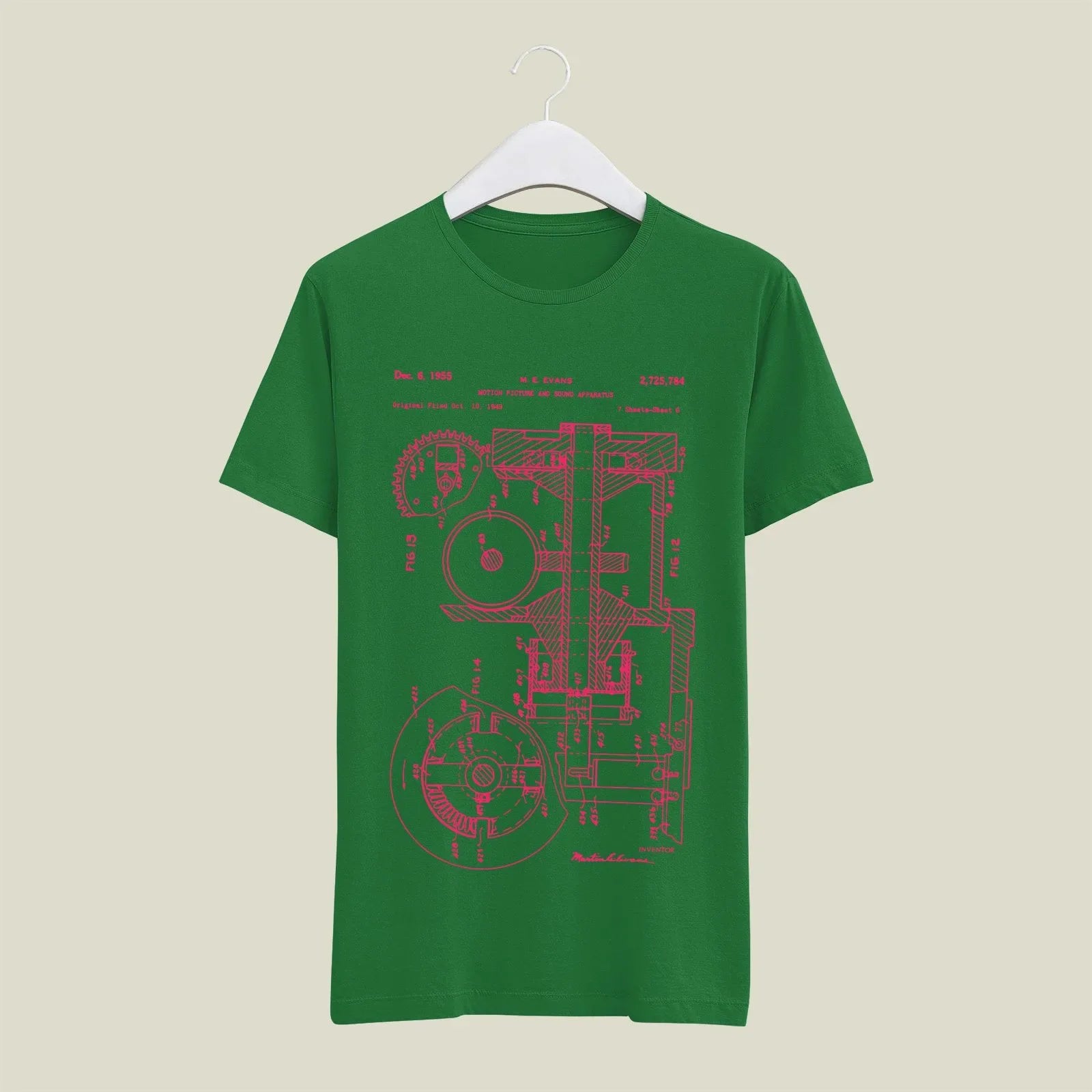 Camera Patent T-Shirt T-CMP36 Desichalchitra