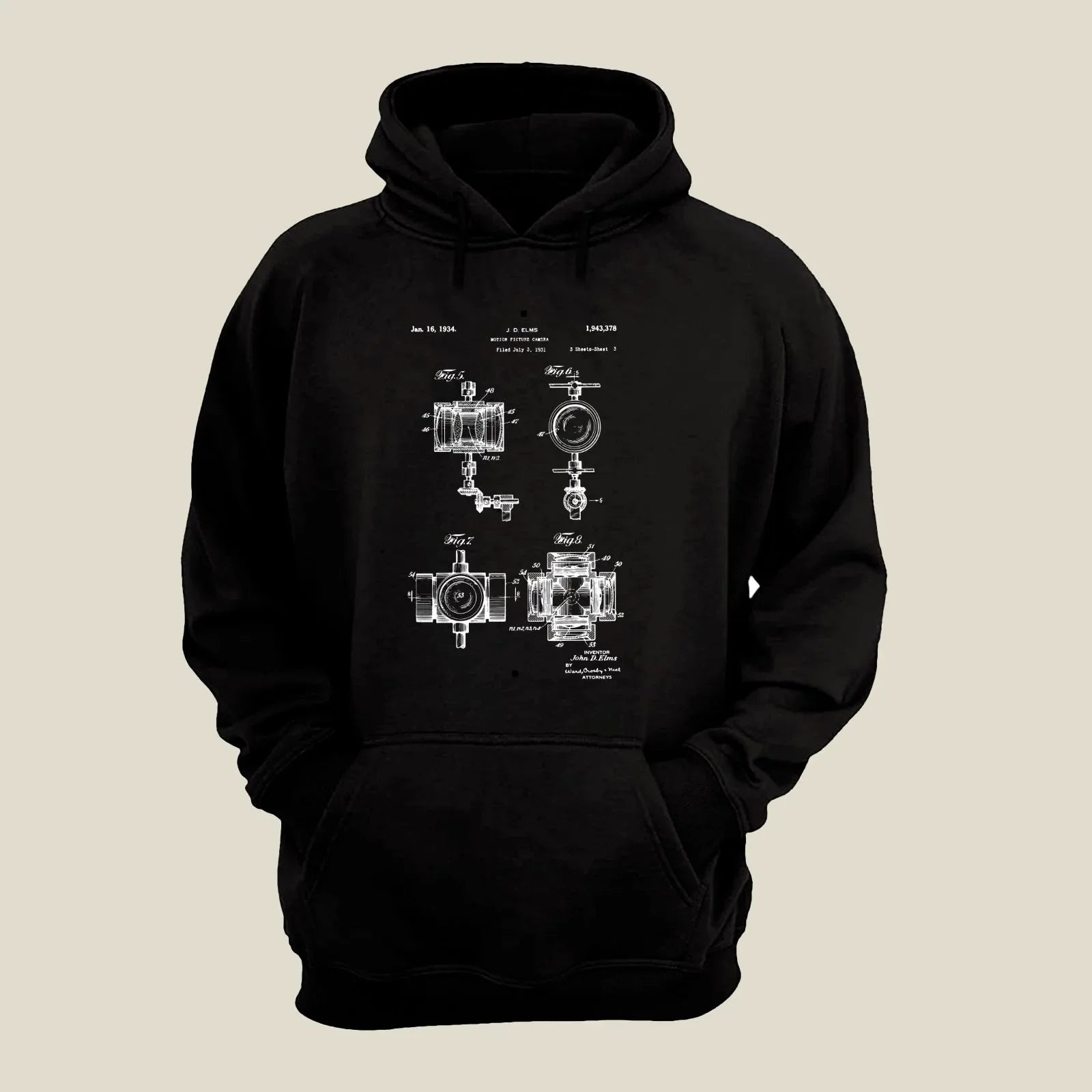 Camera Patent Hoodie H-CMP15 Desichalchitra