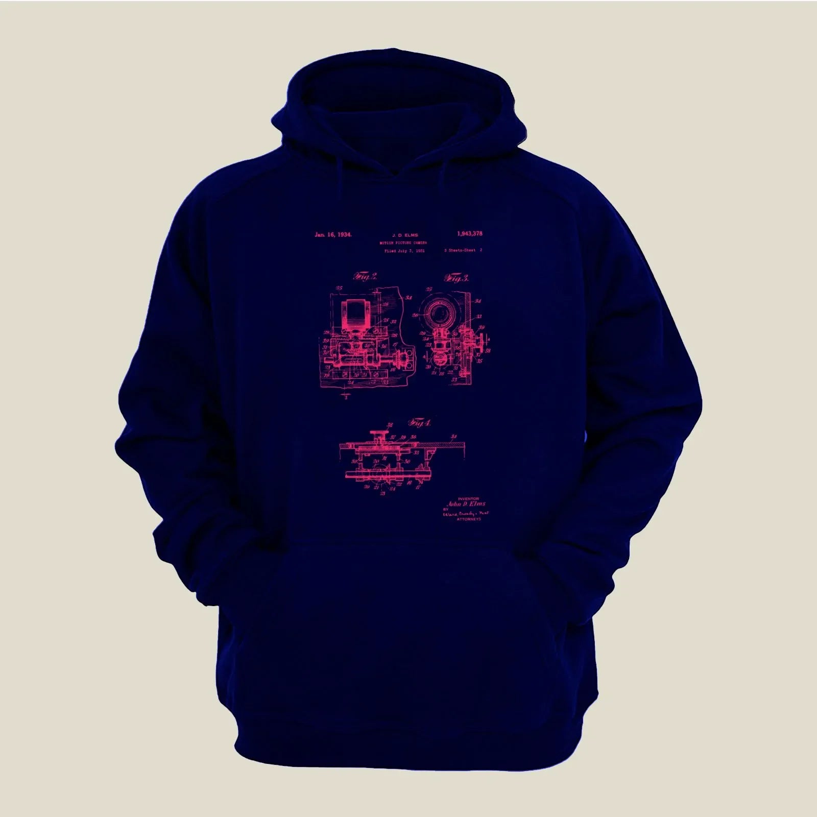 Camera Patent Hoodie H-CMP132 Desichalchitra