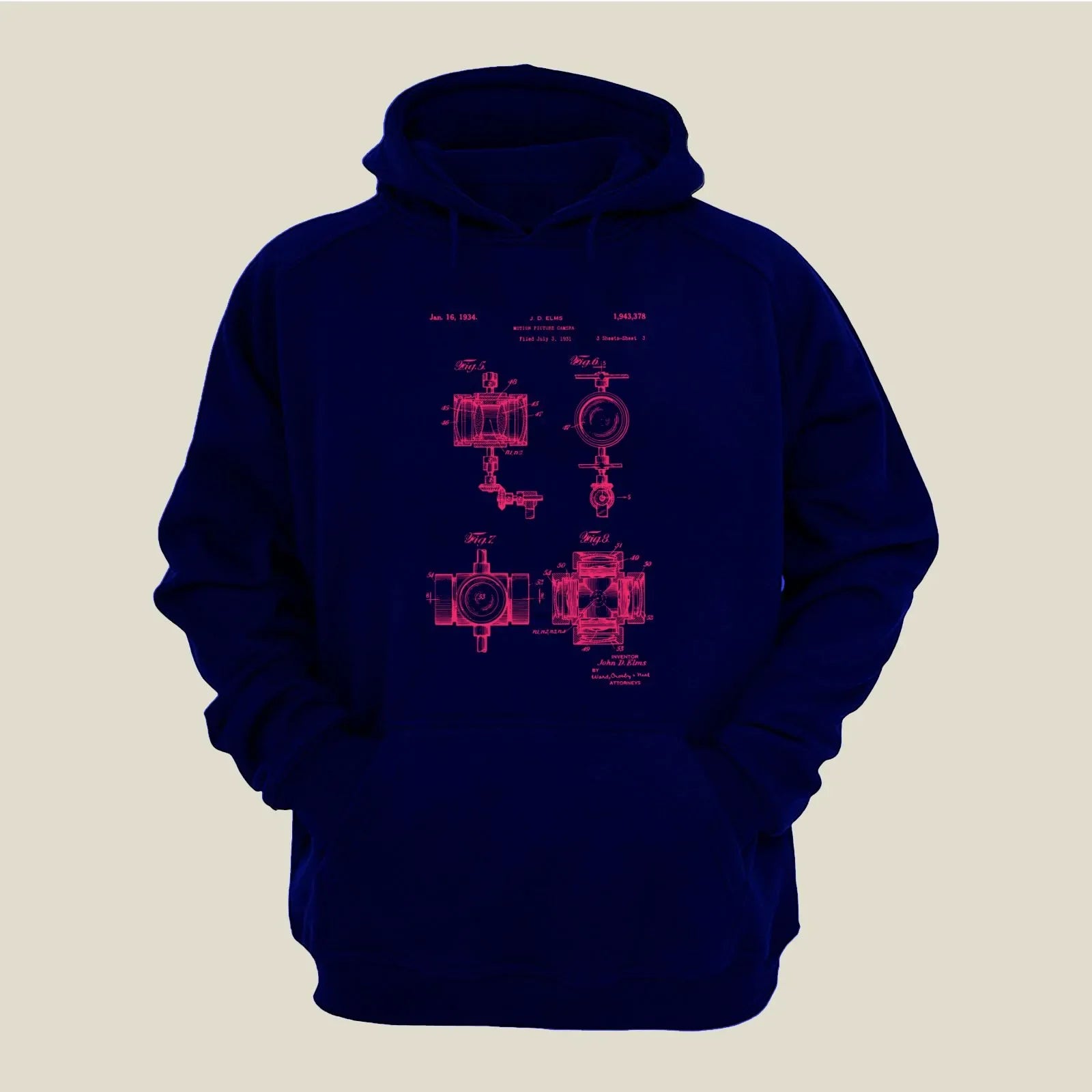 Camera Patent Hoodie H-CMP150 Desichalchitra