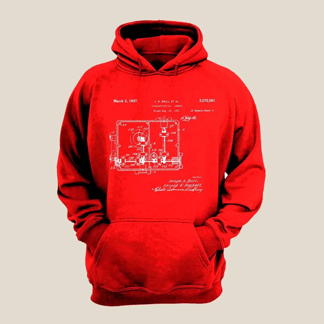 Camera Patent Hoodie H-CMP63 Desichalchitra