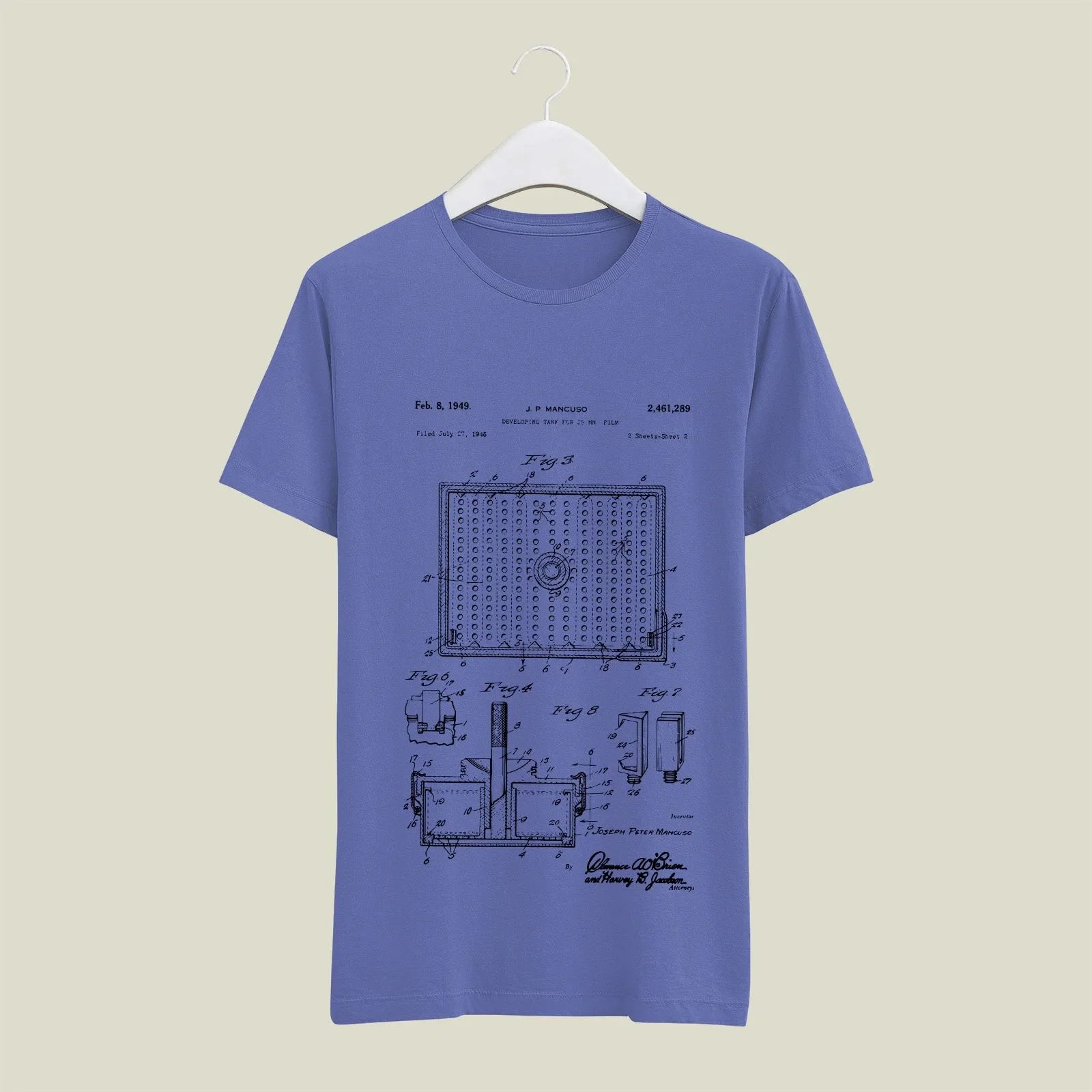 Camera Patent T-Shirt T-CMP49 Desichalchitra