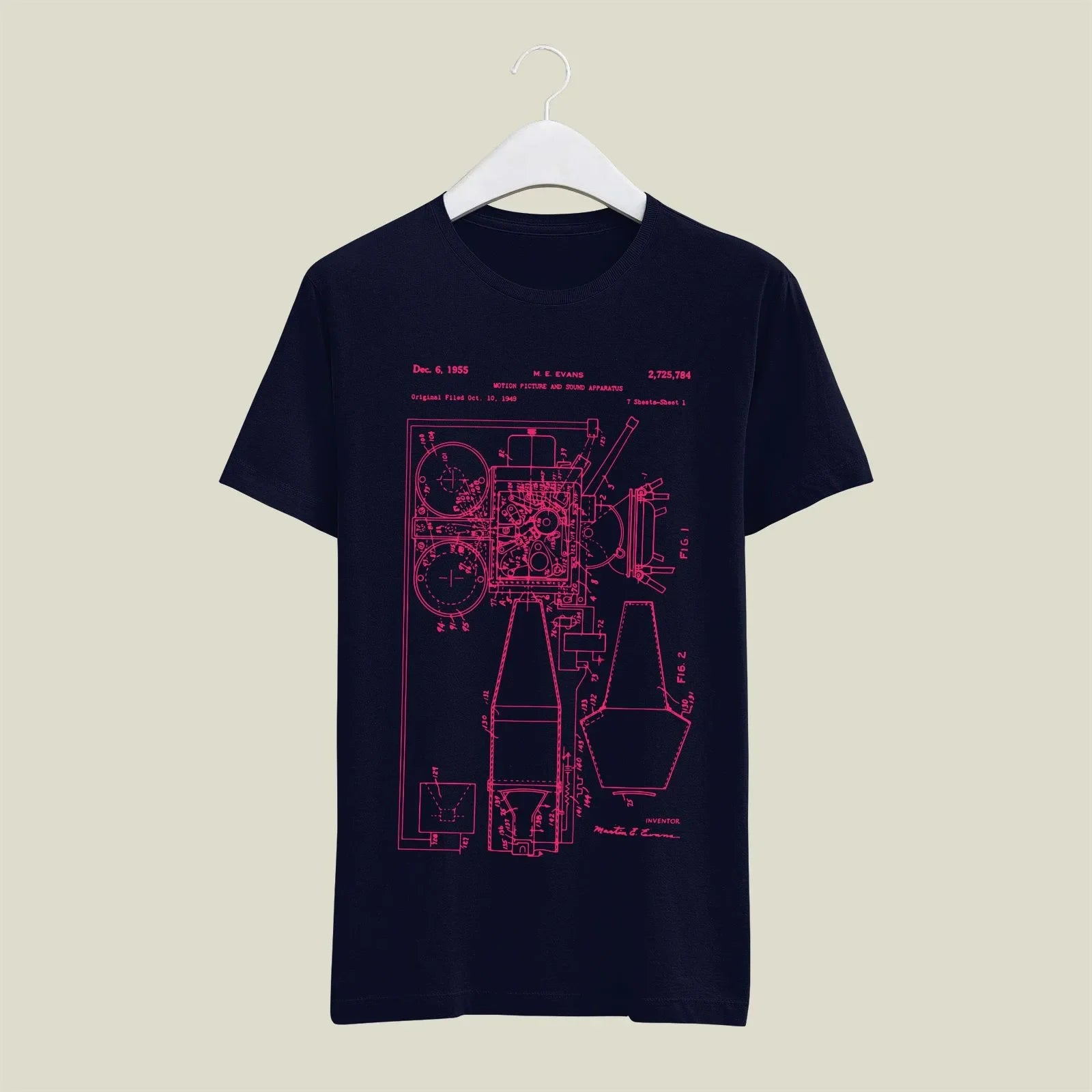 Camera Patent T-Shirt T-CMP59 Desichalchitra