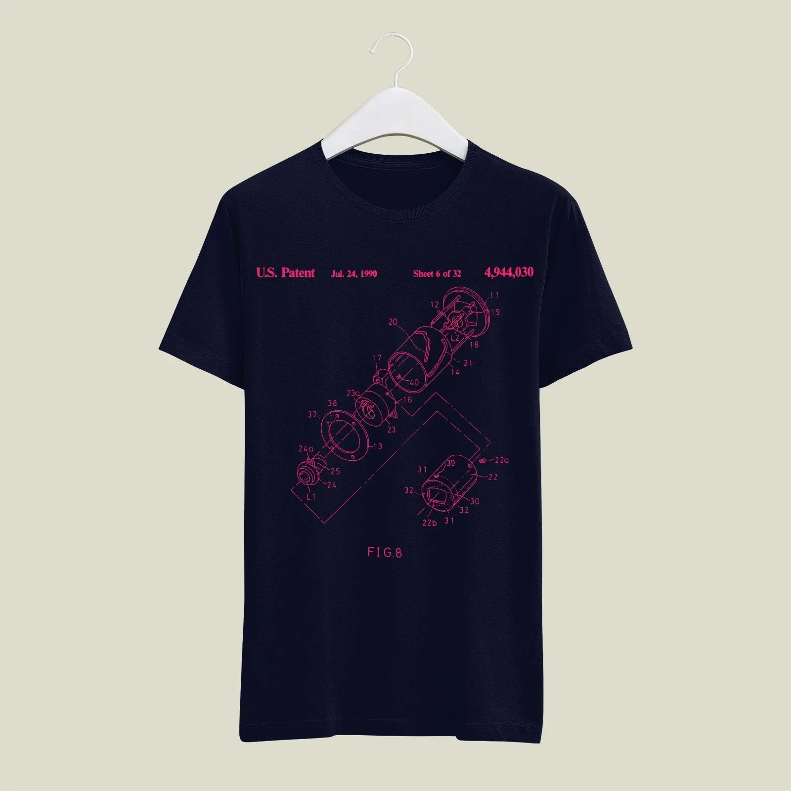 Camera Patent T-Shirt T-CMP84 Desichalchitra