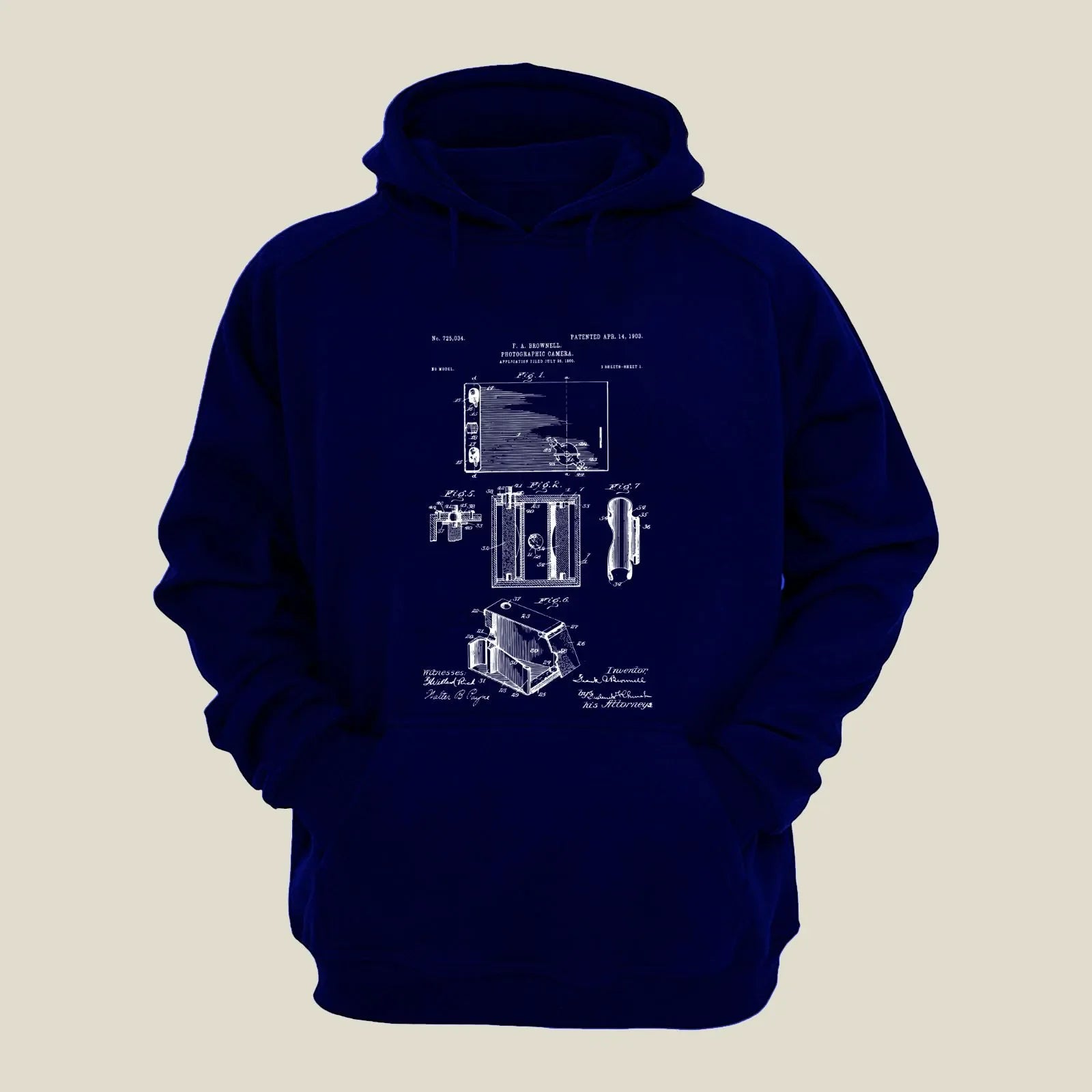 Camera Patent Hoodie H-CMP3 Desichalchitra