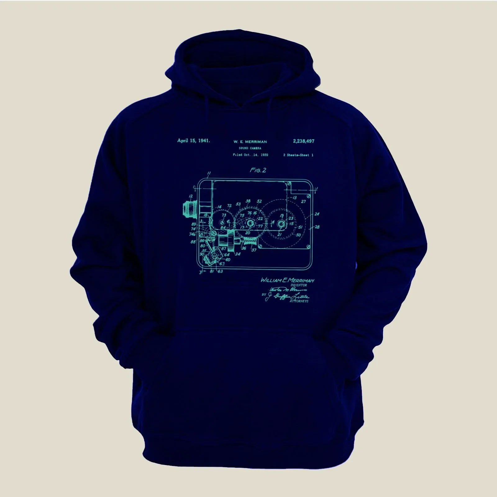 Camera Patent Hoodie H-CMP110 Desichalchitra