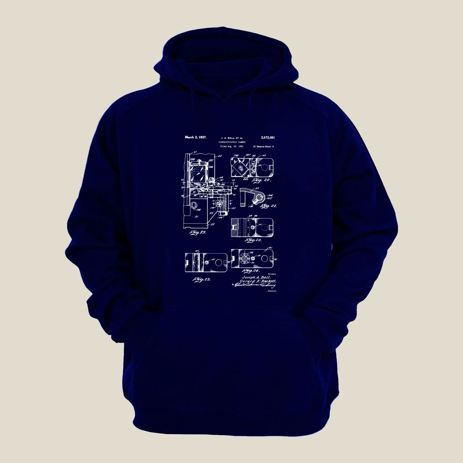Camera Patent Hoodie H-CMP39 Desichalchitra