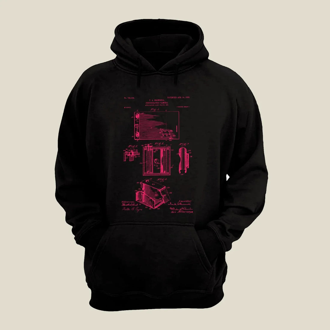 Camera Patent Hoodie H-CMP81 Desichalchitra