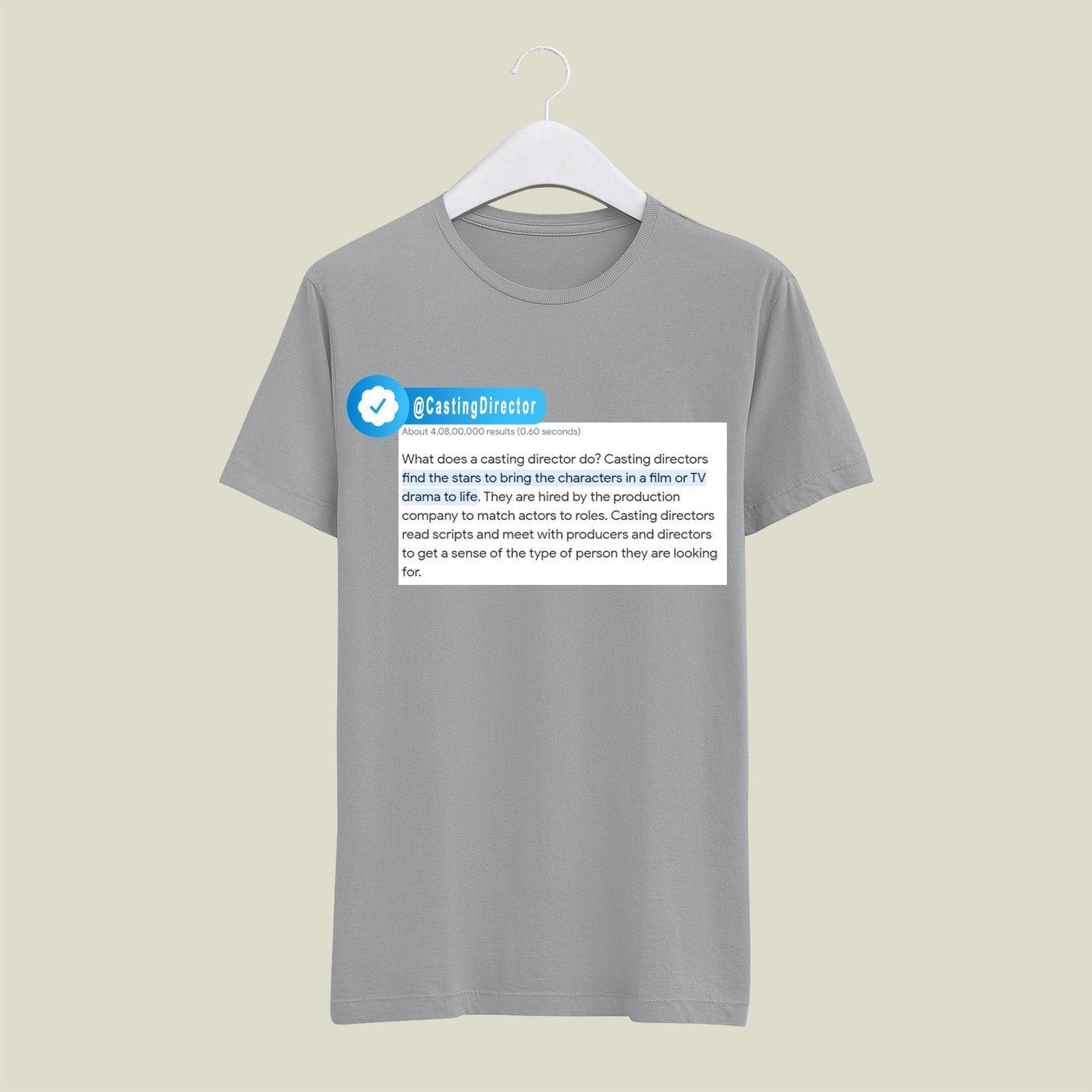 Casting Director T-Shirt T-CD4 Desichalchitra