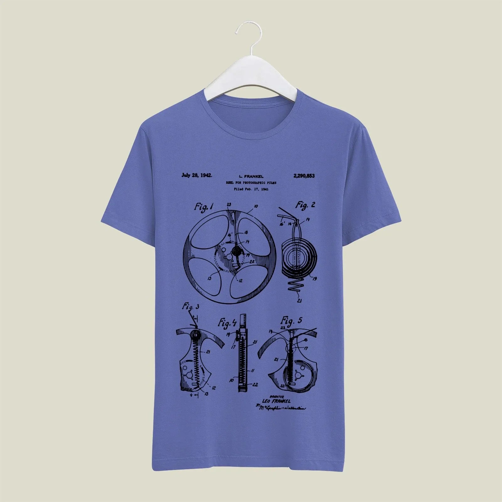 Camera Patent T-Shirt T-CMP54 Desichalchitra