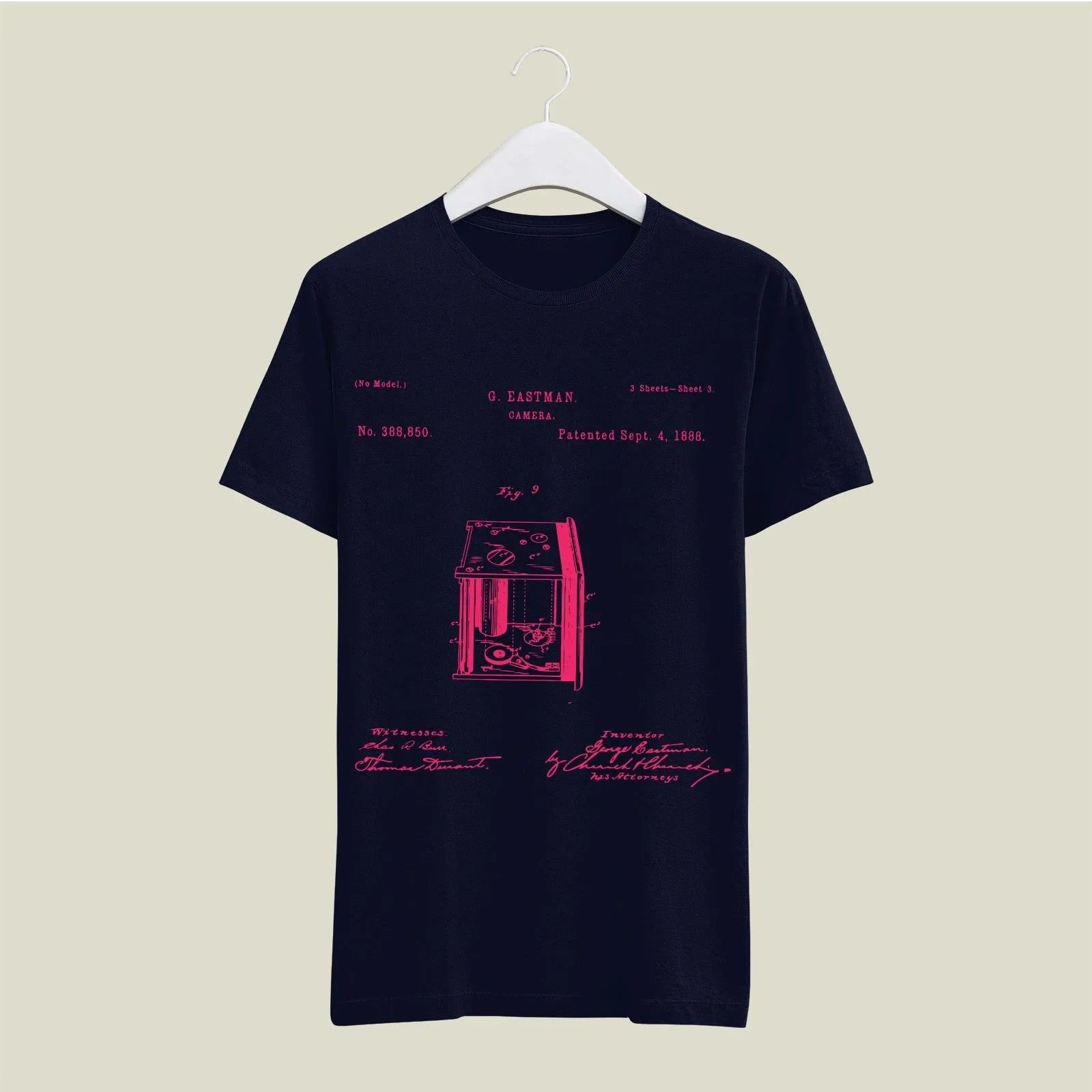 Camera Patent T-Shirt T-CMP143 Desichalchitra