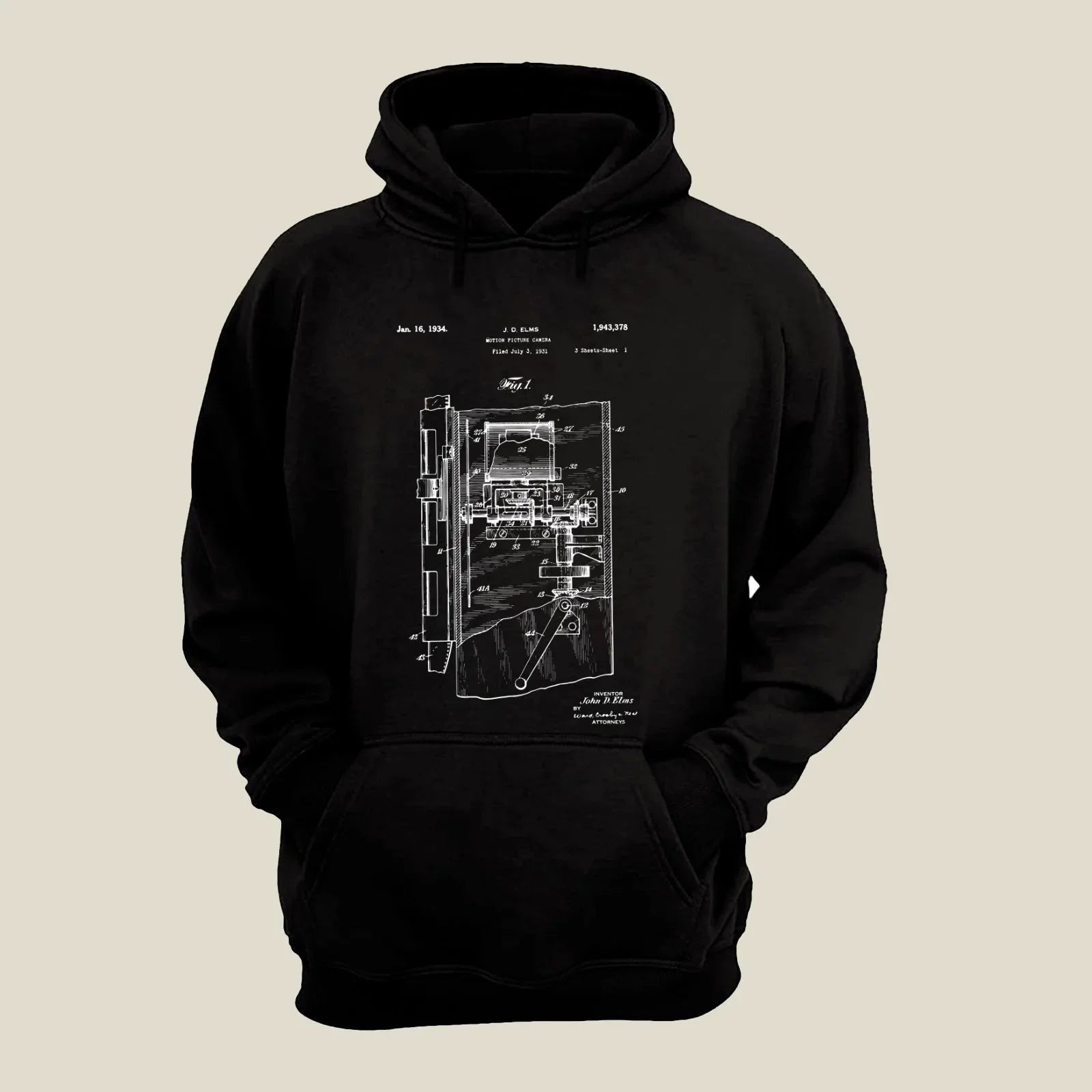 Camera Patent Hoodie H-CMP24 Desichalchitra