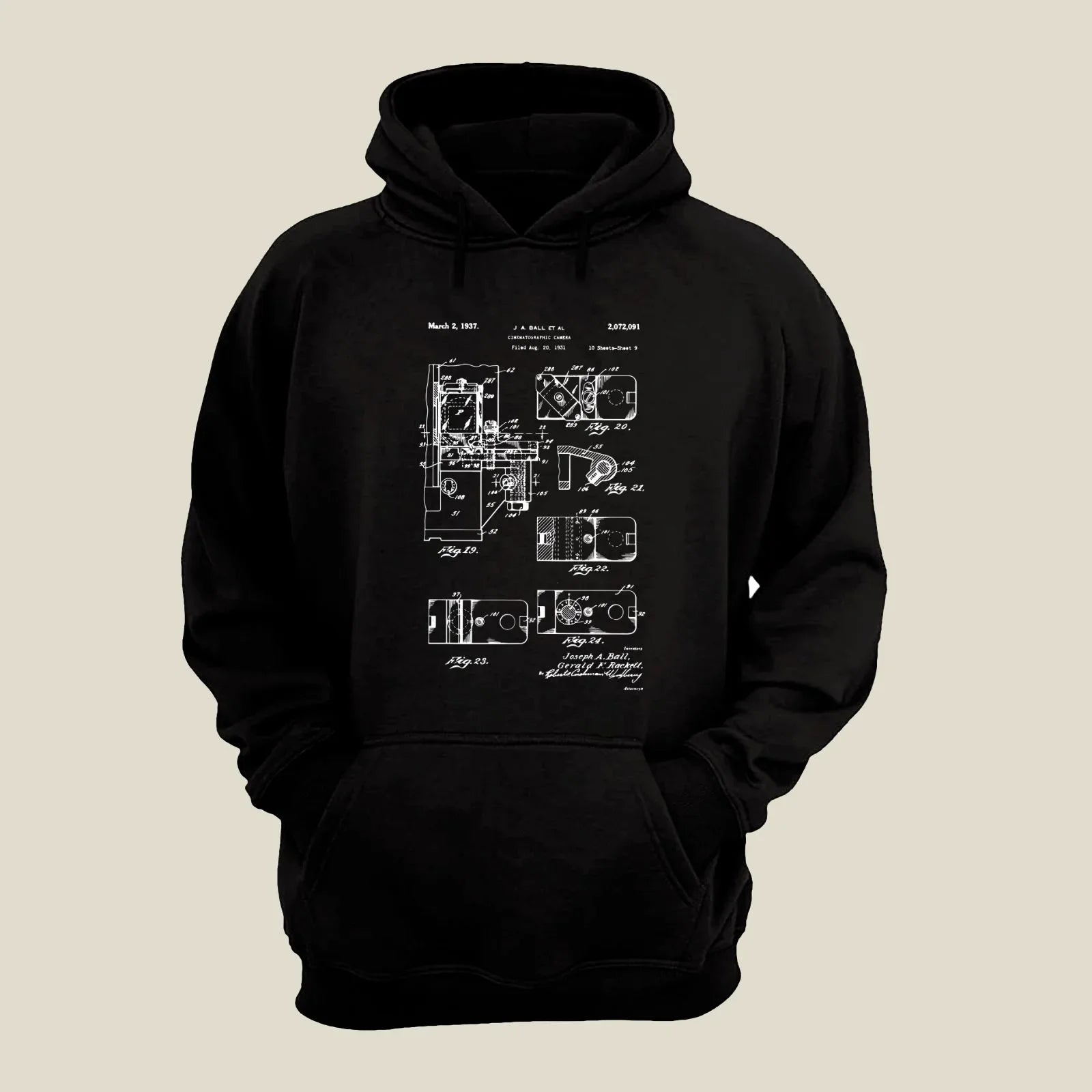 Camera Patent Hoodie H-CMP39 Desichalchitra
