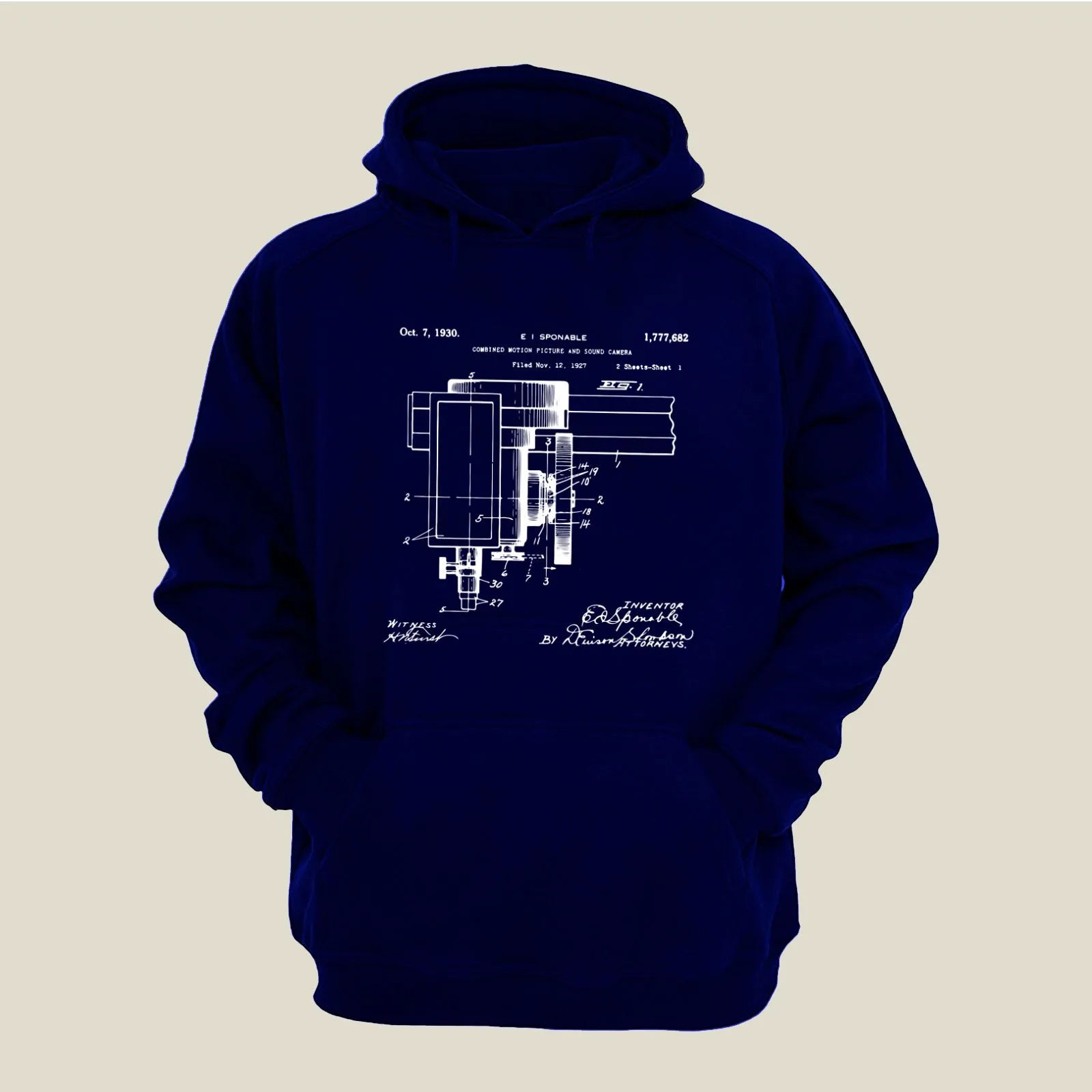 Camera Patent Hoodie H-CMP112 Desichalchitra