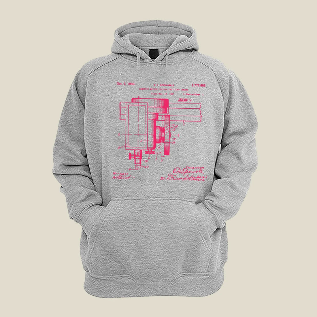 Camera Patent Hoodie H-CMP69 Desichalchitra