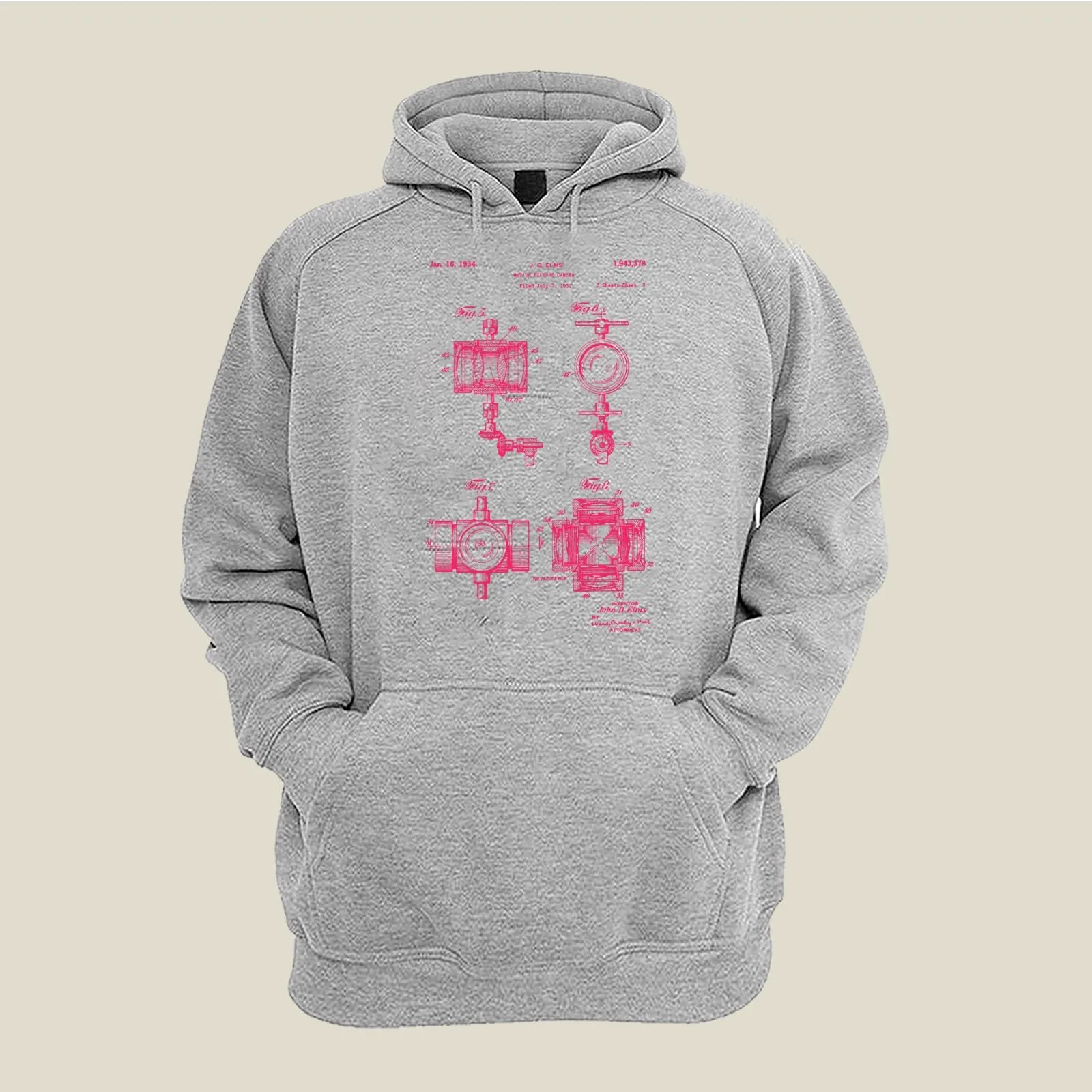 Camera Patent Hoodie H-CMP150 Desichalchitra