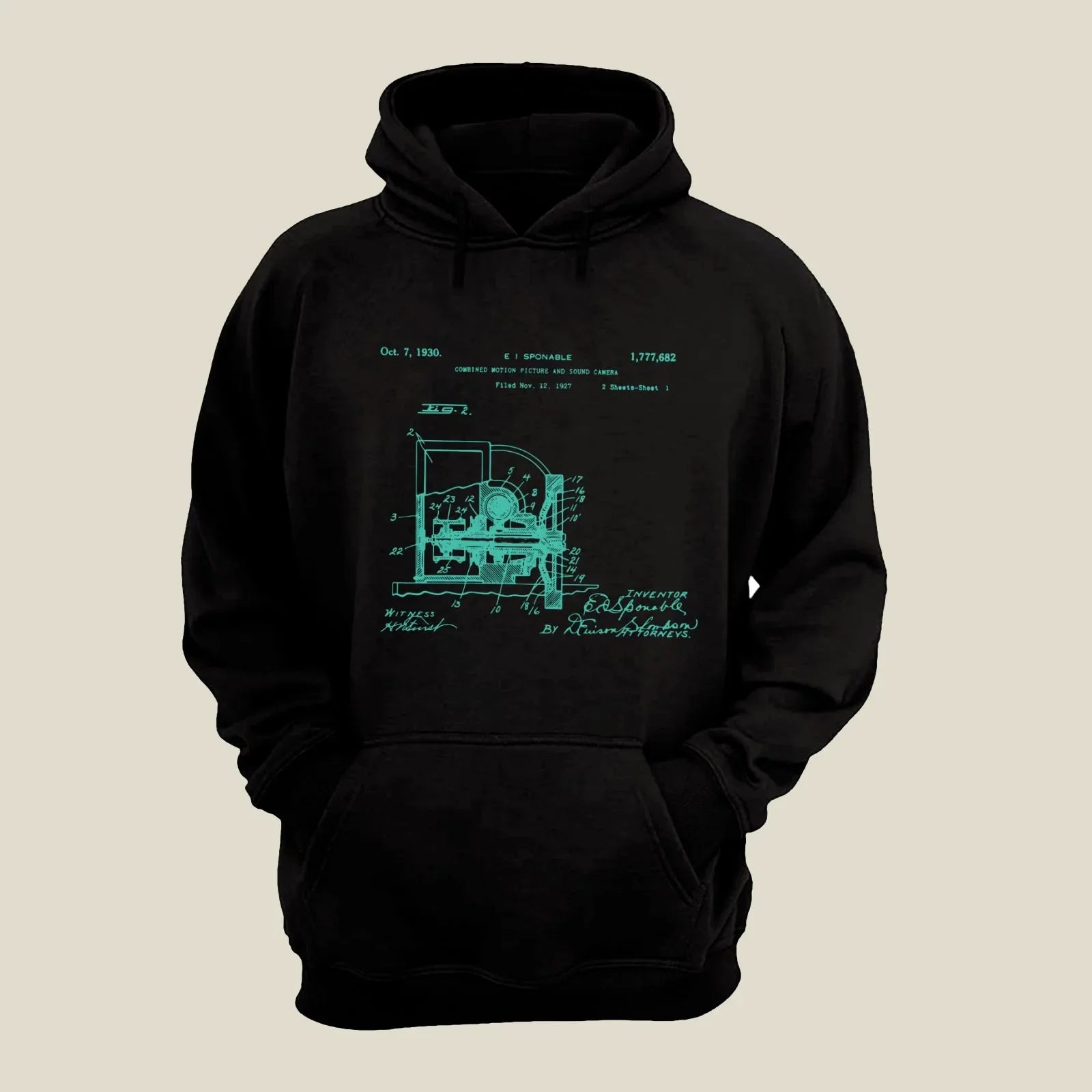 Camera Patent Hoodie H-CMP8 Desichalchitra